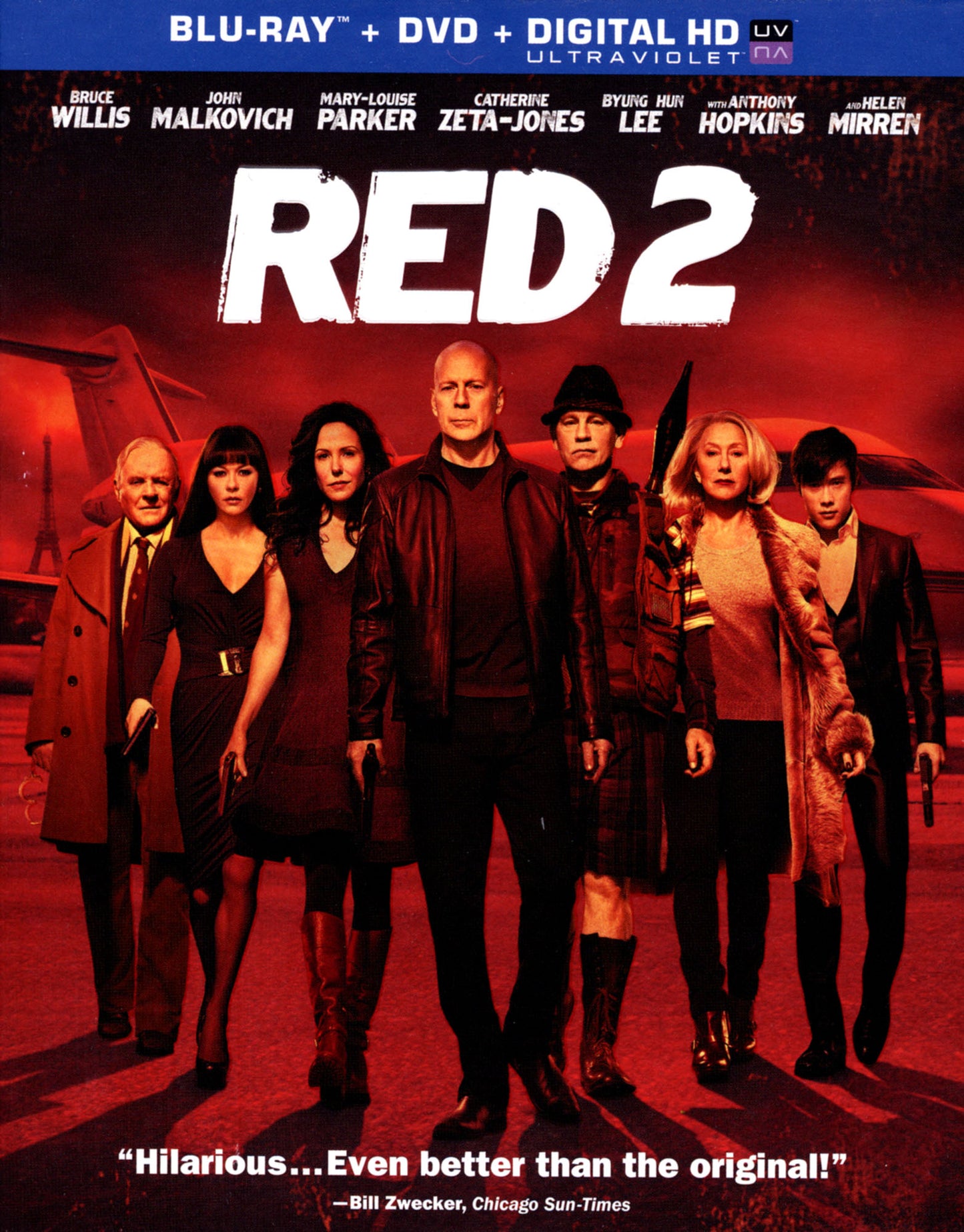 RED 2 [2 Discs] [Includes Digital Copy] [Blu-ray/DVD] cover art