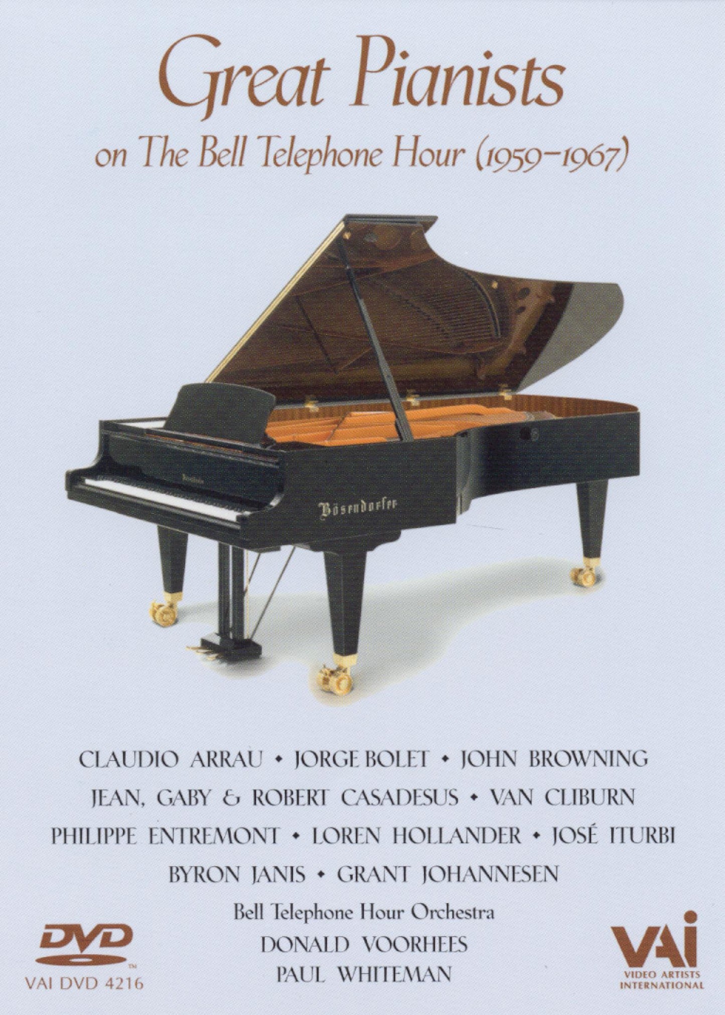 Great Pianists Bell Tel Hour 1959-1967 cover art