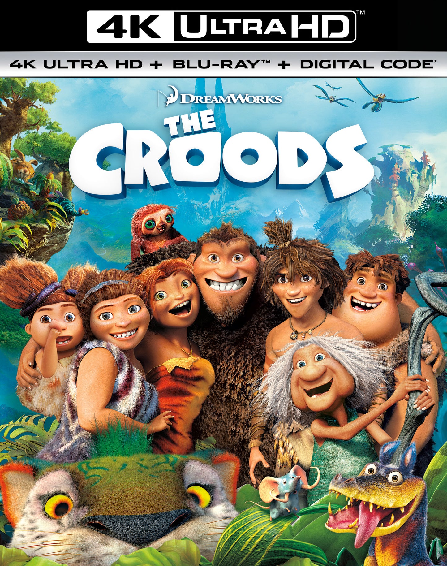 Croods [Includes Digital Copy] [4K Ultra HD Blu-ray/Blu-ray] cover art