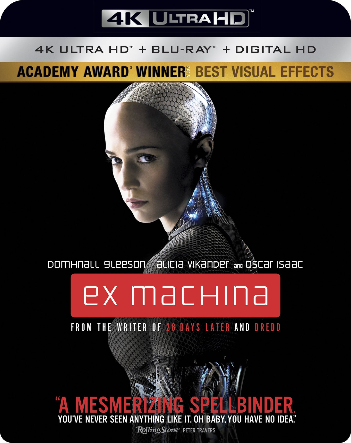 Ex Machina [Includes Digital Copy] [4K Ultra HD Blu-ray/Blu-ray] cover art