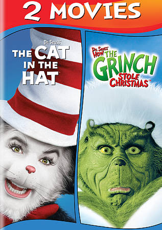 Dr. Seuss' The Cat in the Hat/Dr. Seuss' How the Grinch Stole Christmas cover art