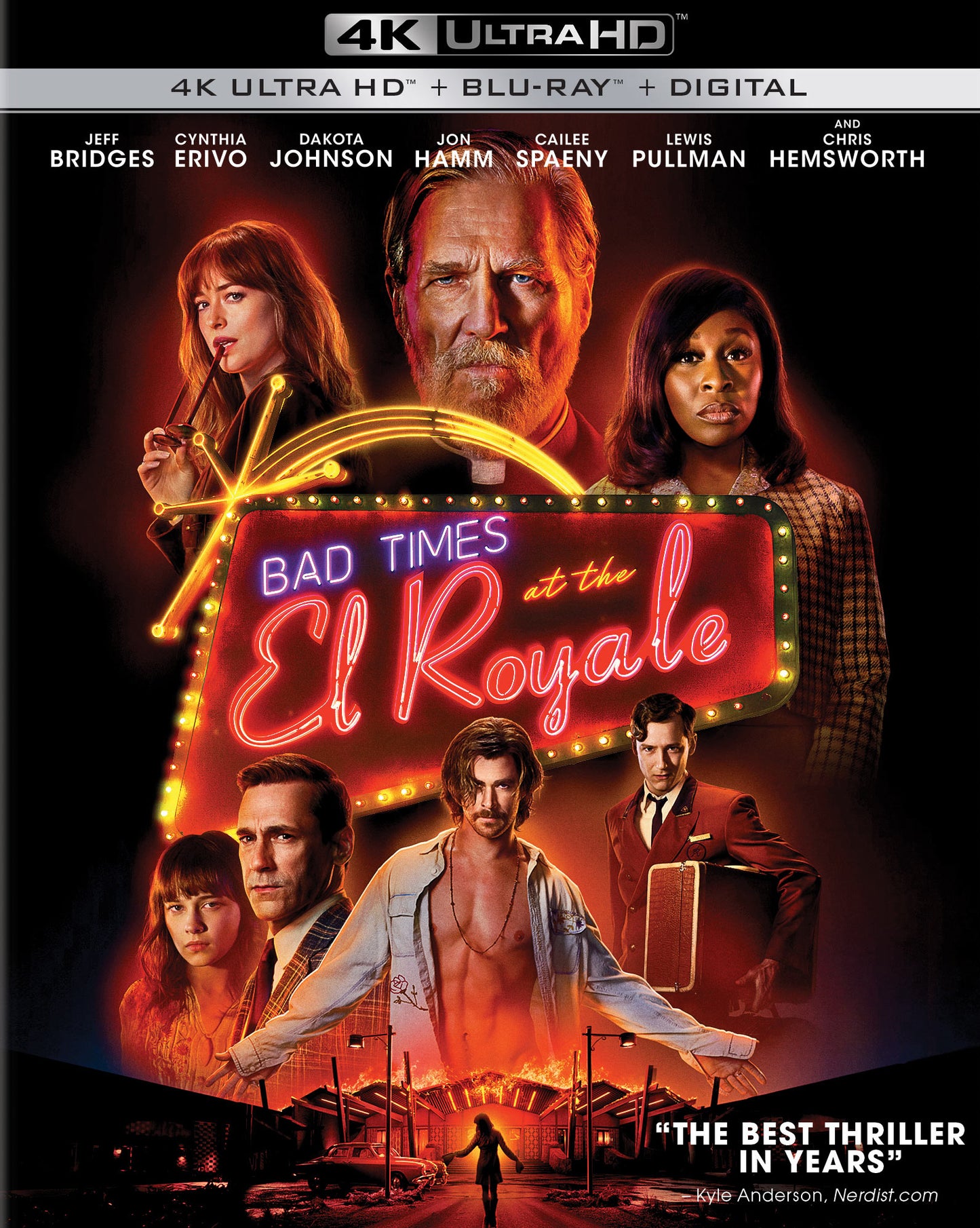 Bad Times at the El Royale [Includes Digital Copy] [4K Ultra HD Blu-ray/Blu-ray] cover art