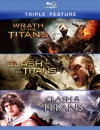 Wrath of the Titans/Clash of the Titans (2010)/Clash of the Titans (1981) cover art