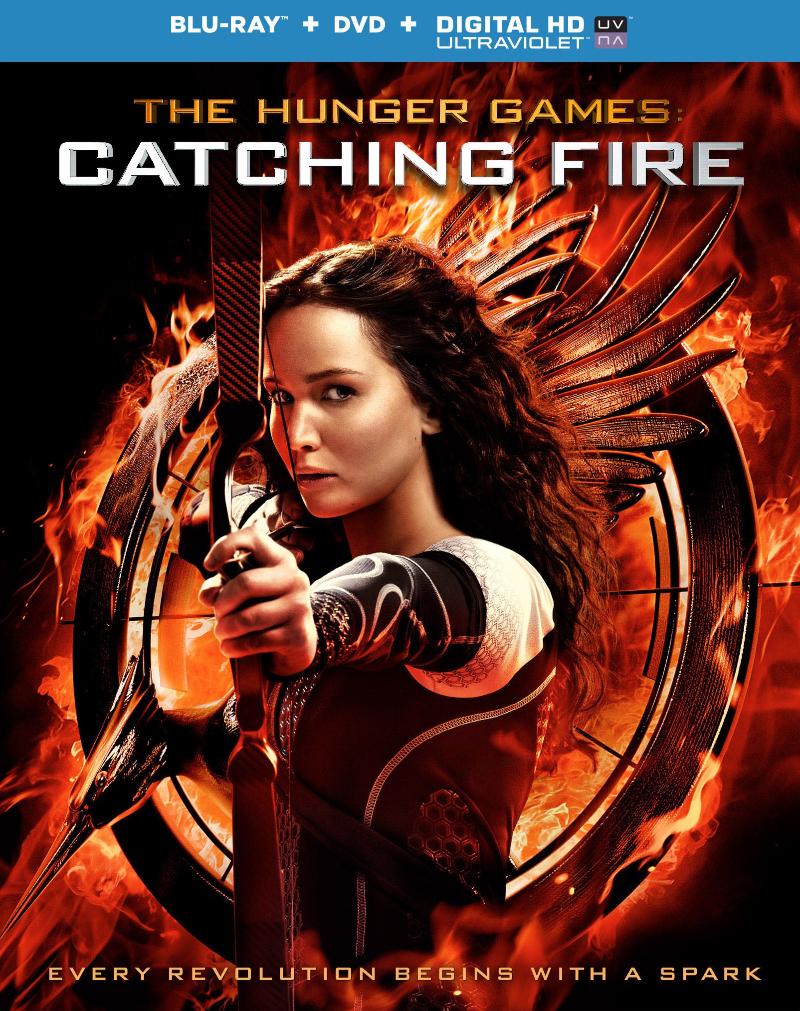 Hunger Games: Catching Fire [Includes Digital Copy] [Blu-ray] cover art