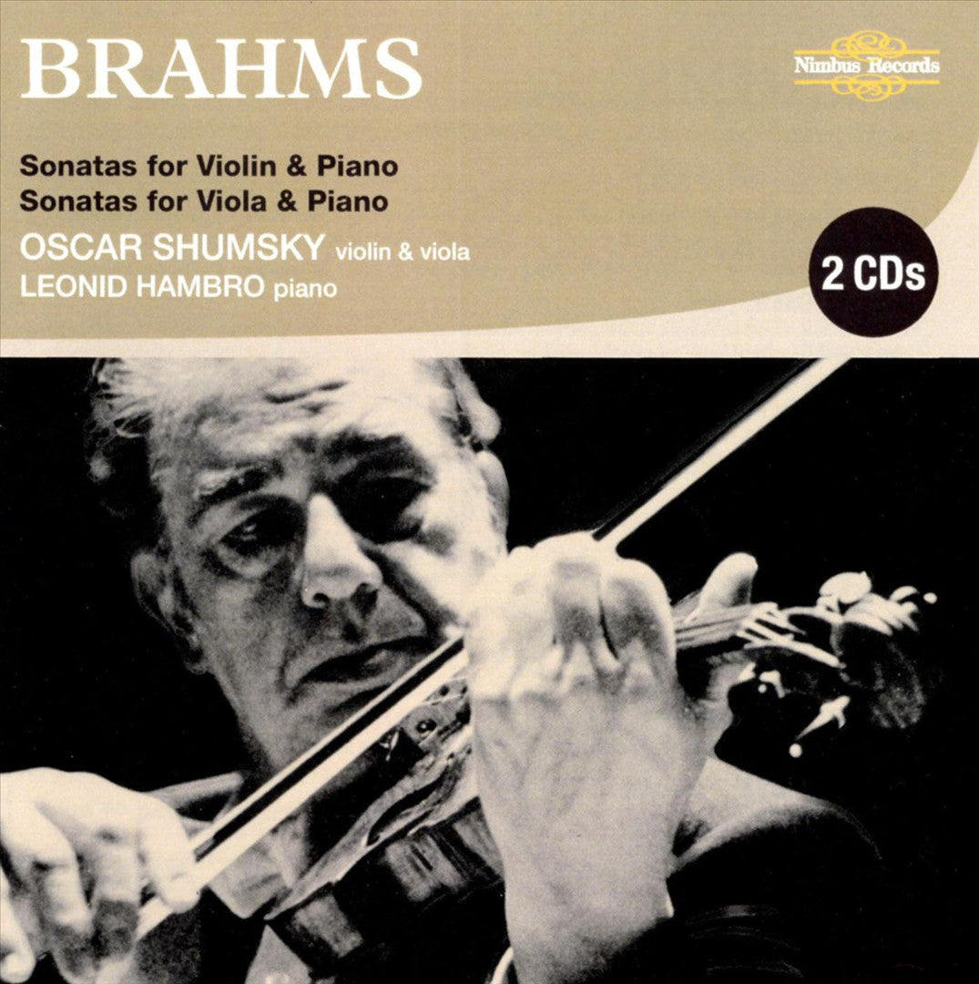 Brahms: Sonatas for Violin & Piano; Sonatas for Viola & Piano cover art
