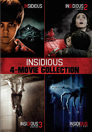 Insidious/Insidious: Chapter 2/Insidious: Chapter 3/Insidious: The Last Key cover art