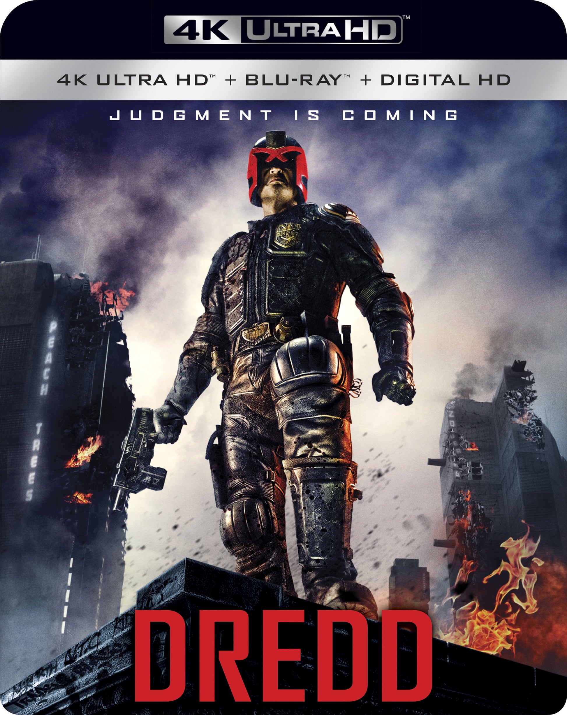 Dredd [Includes Digital Copy] [4K Ultra HD Blu-ray/Blu-ray] cover art