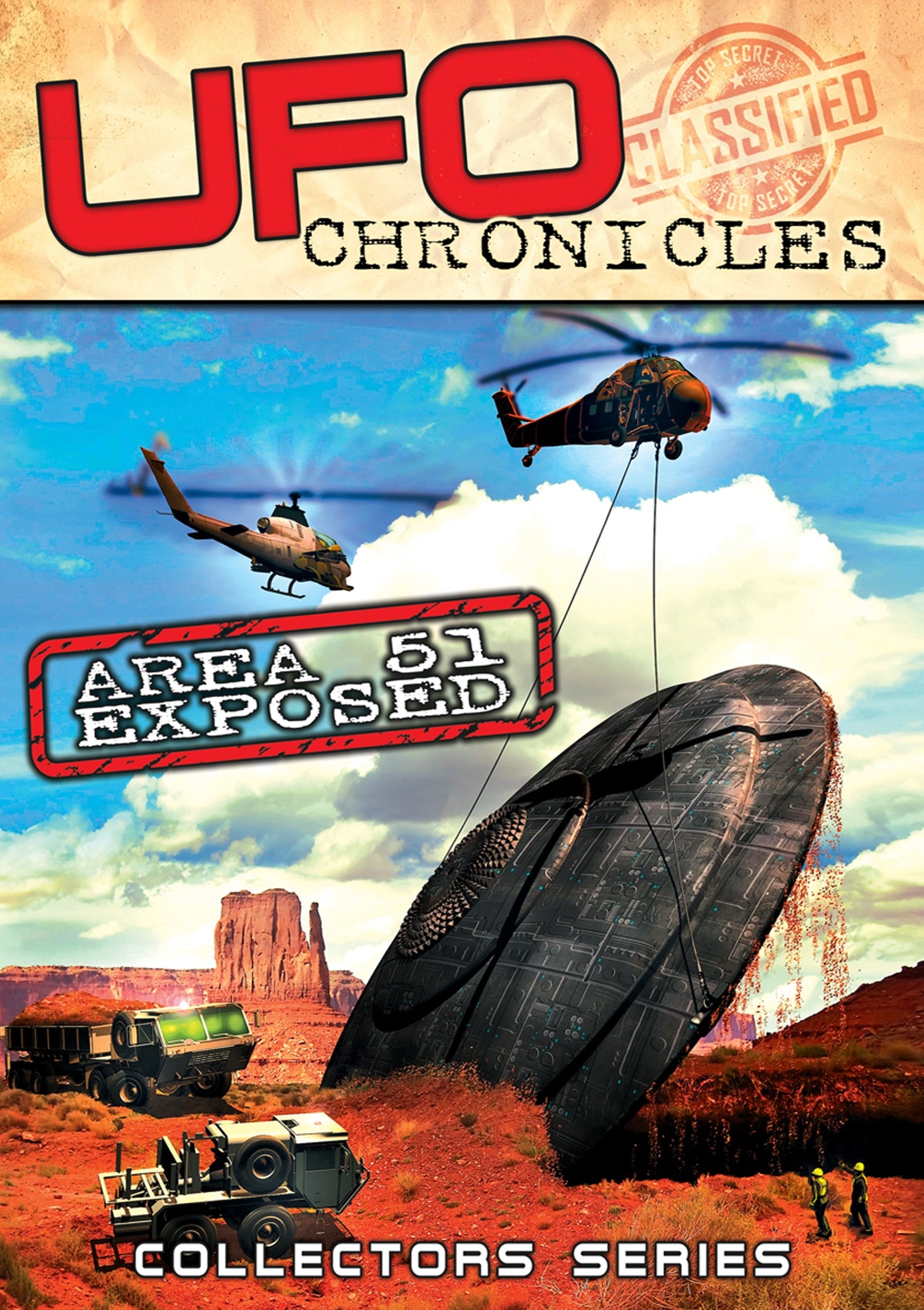 UFO Chronicles: Area 51 Exposed cover art