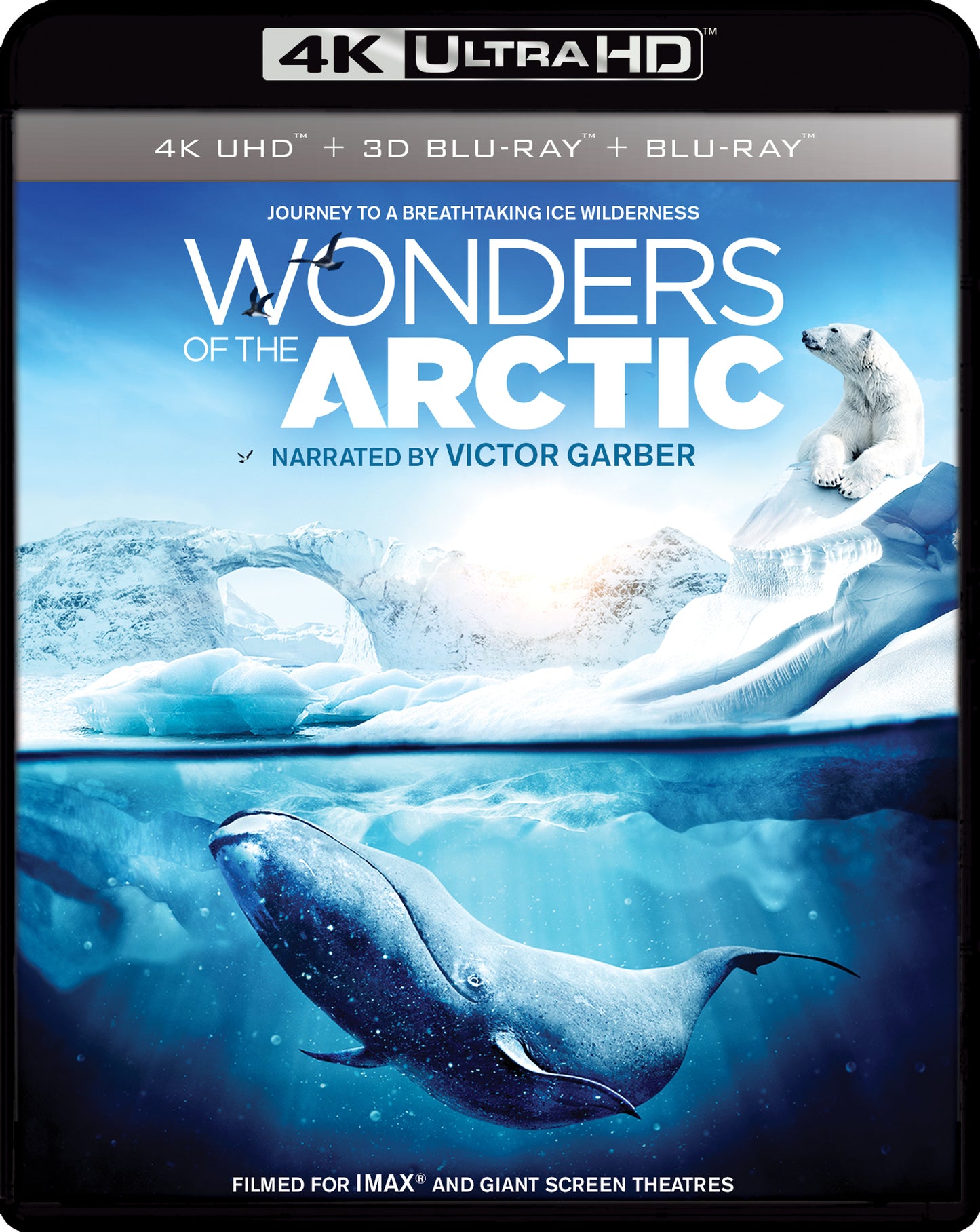 IMAX: Wonders of the Arctic [3D] [4K Ultra HD Blu-ray/Blu-ray] cover art