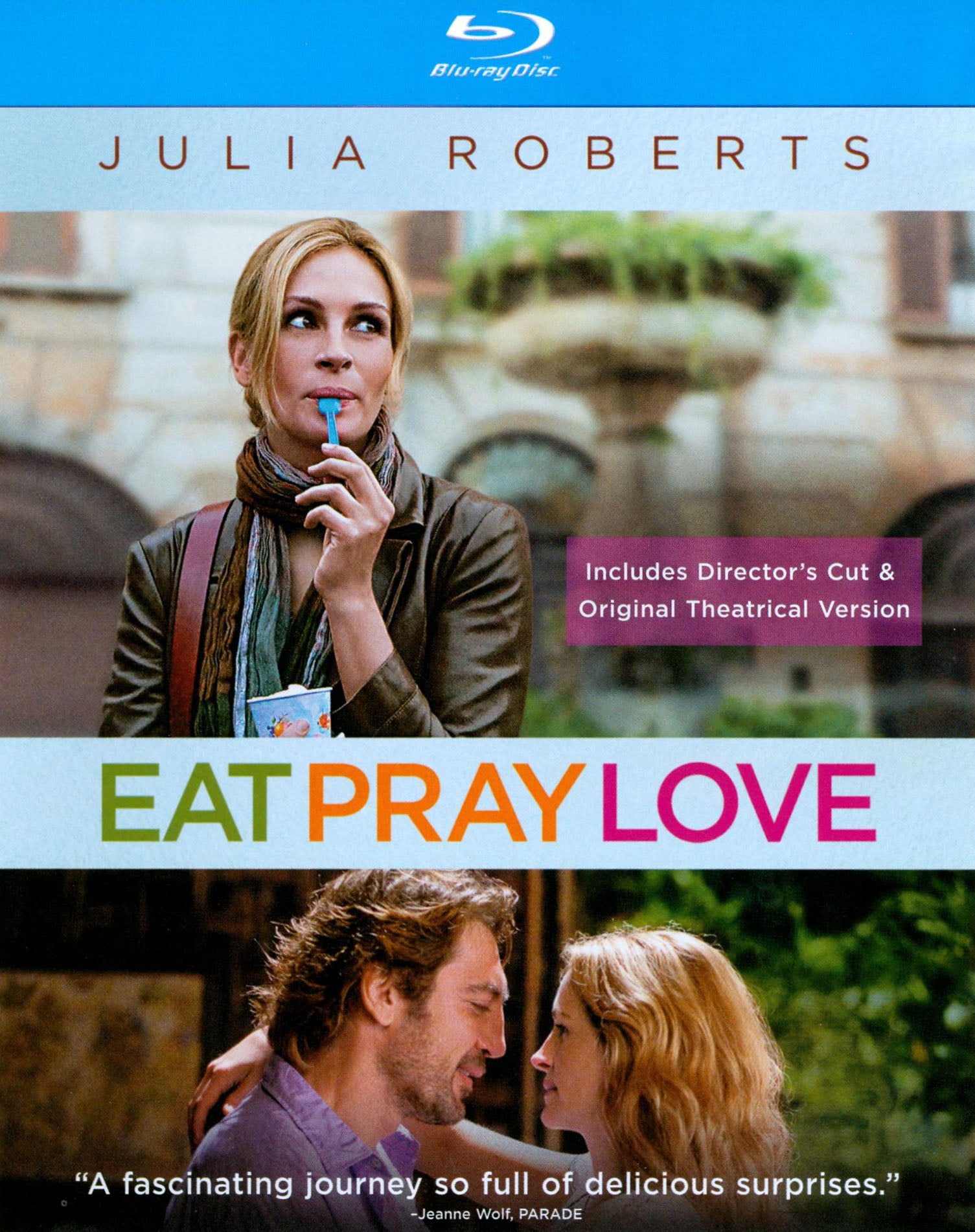 Eat Pray Love [Theatrical Version/Extended Cut] [Blu-ray] cover art