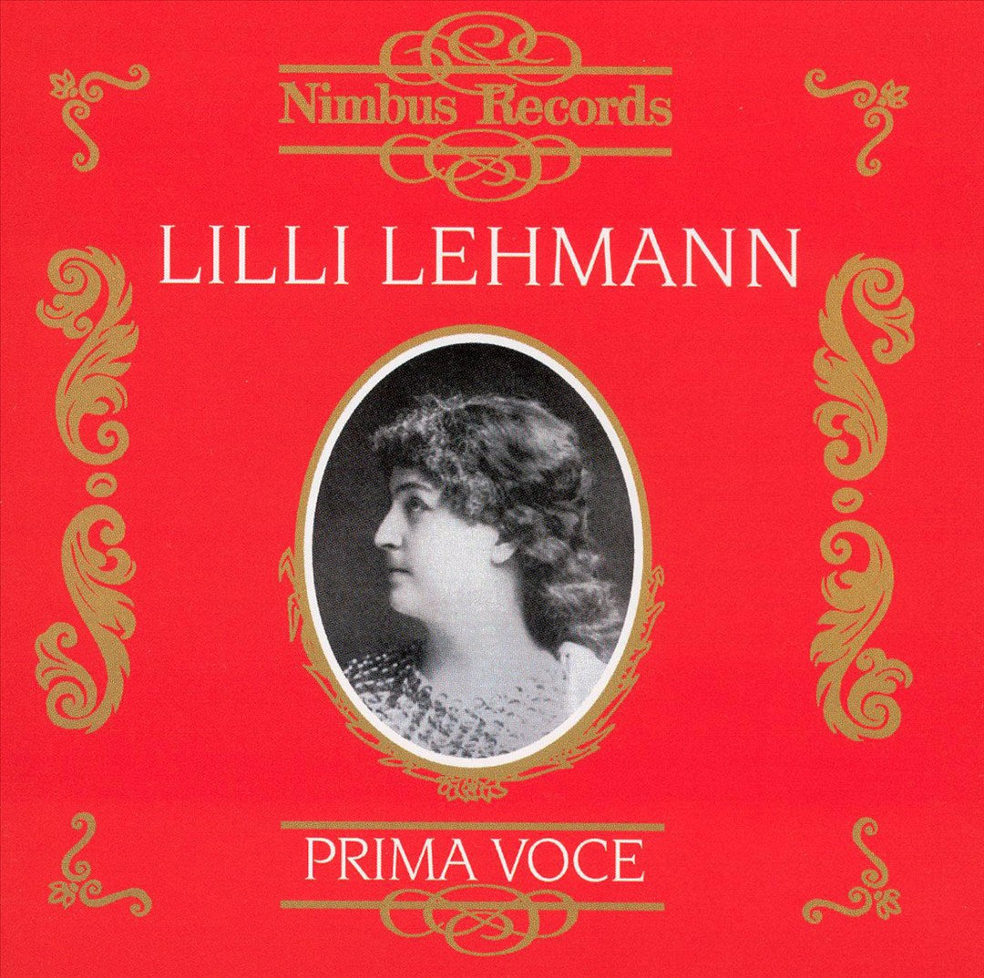 Prima Voce: Lilli Lehmann cover art