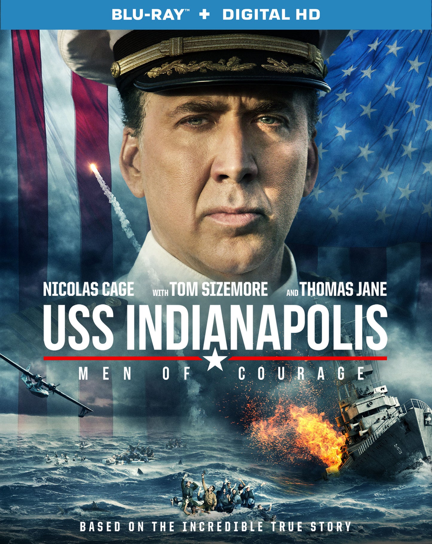 USS Indianapolis: Men of Courage [Blu-ray] cover art