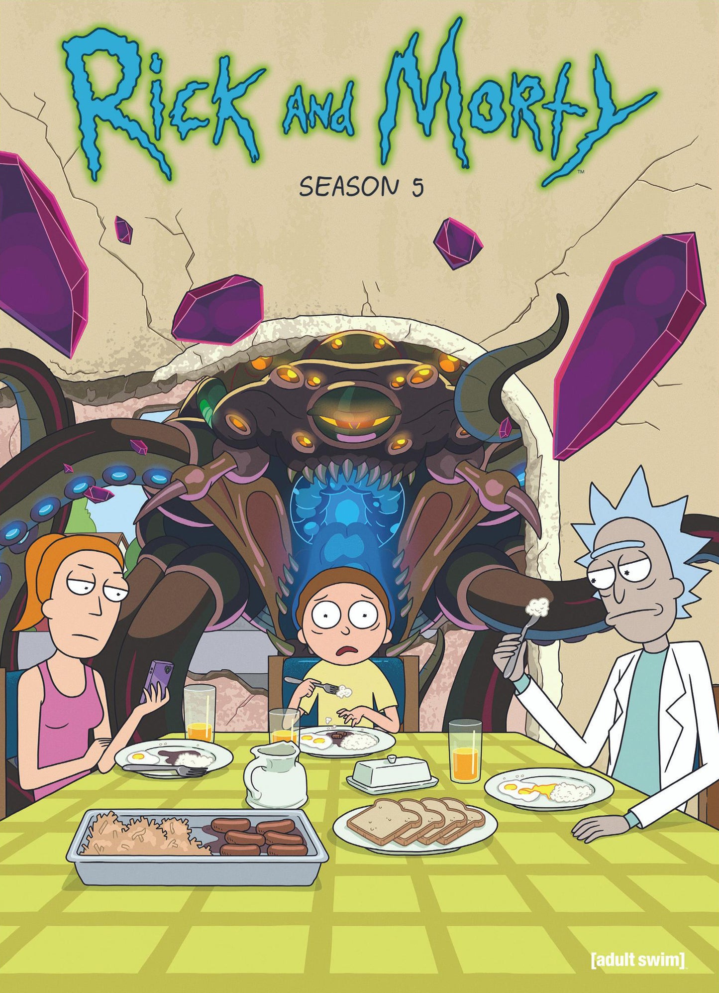 RICK AND MORTY: THE COMPLETE FIFTH SEASON cover art