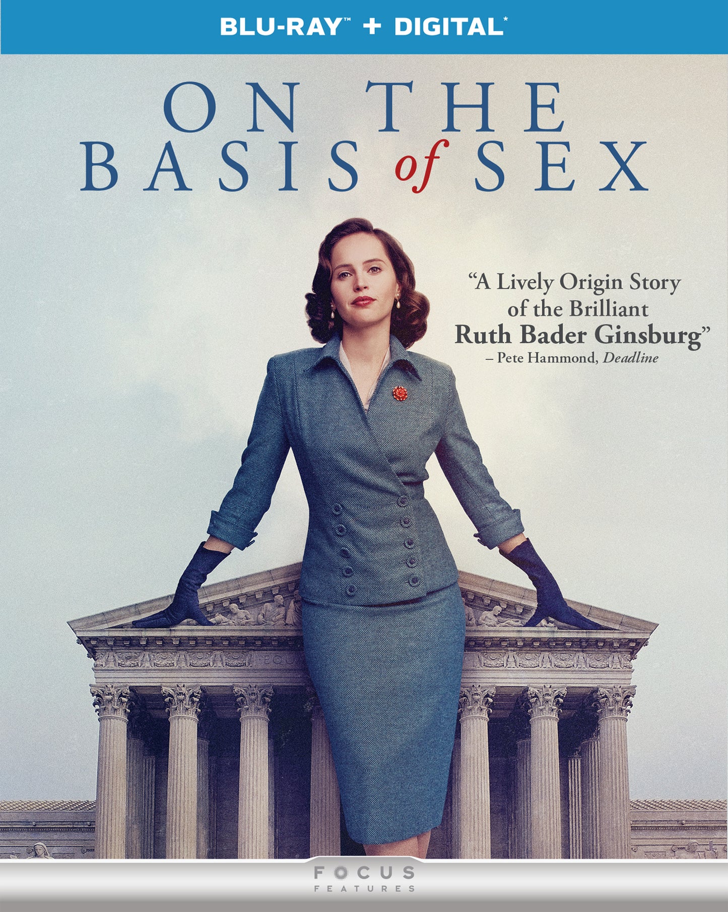 On the Basis of Sex [Includes Digital Copy] [Blu-ray] cover art