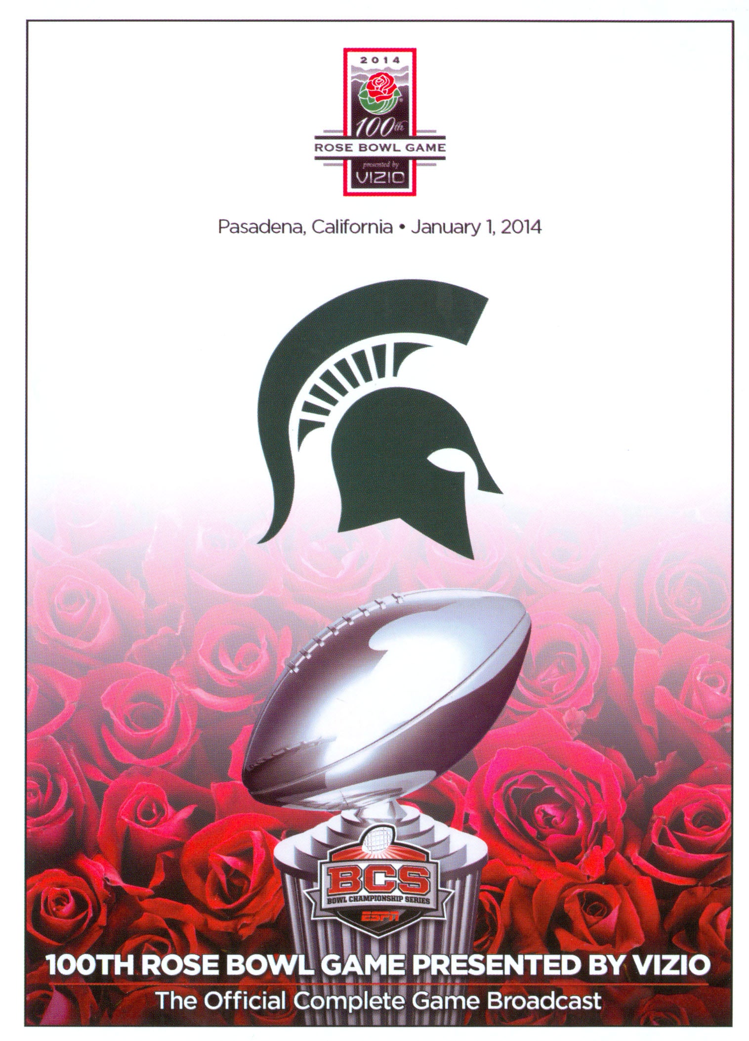 2014 Rose Bowl Game cover art