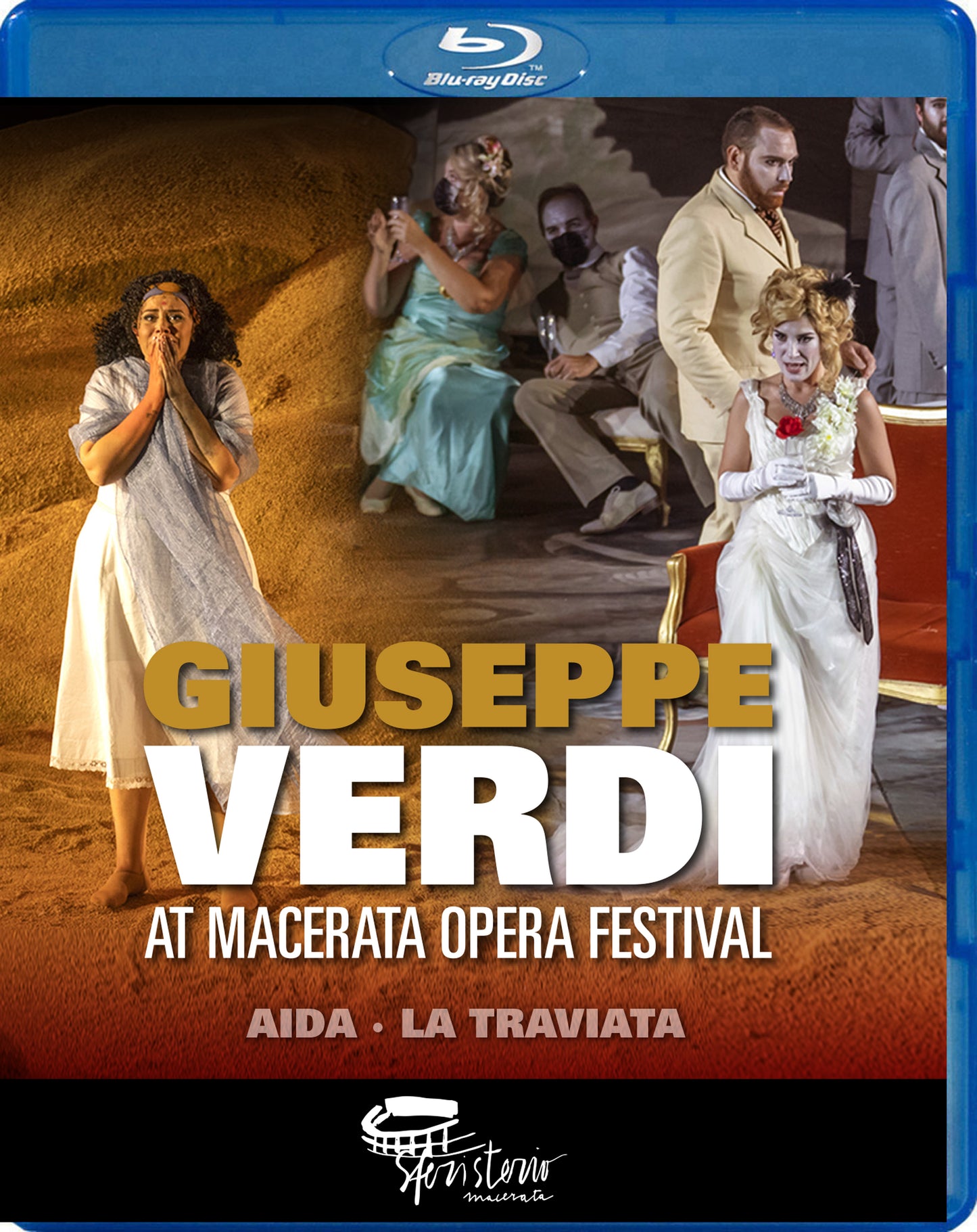 Giuseppe Verdi at Macerata Opera Festival: Aida, La Traviata [Video] cover art
