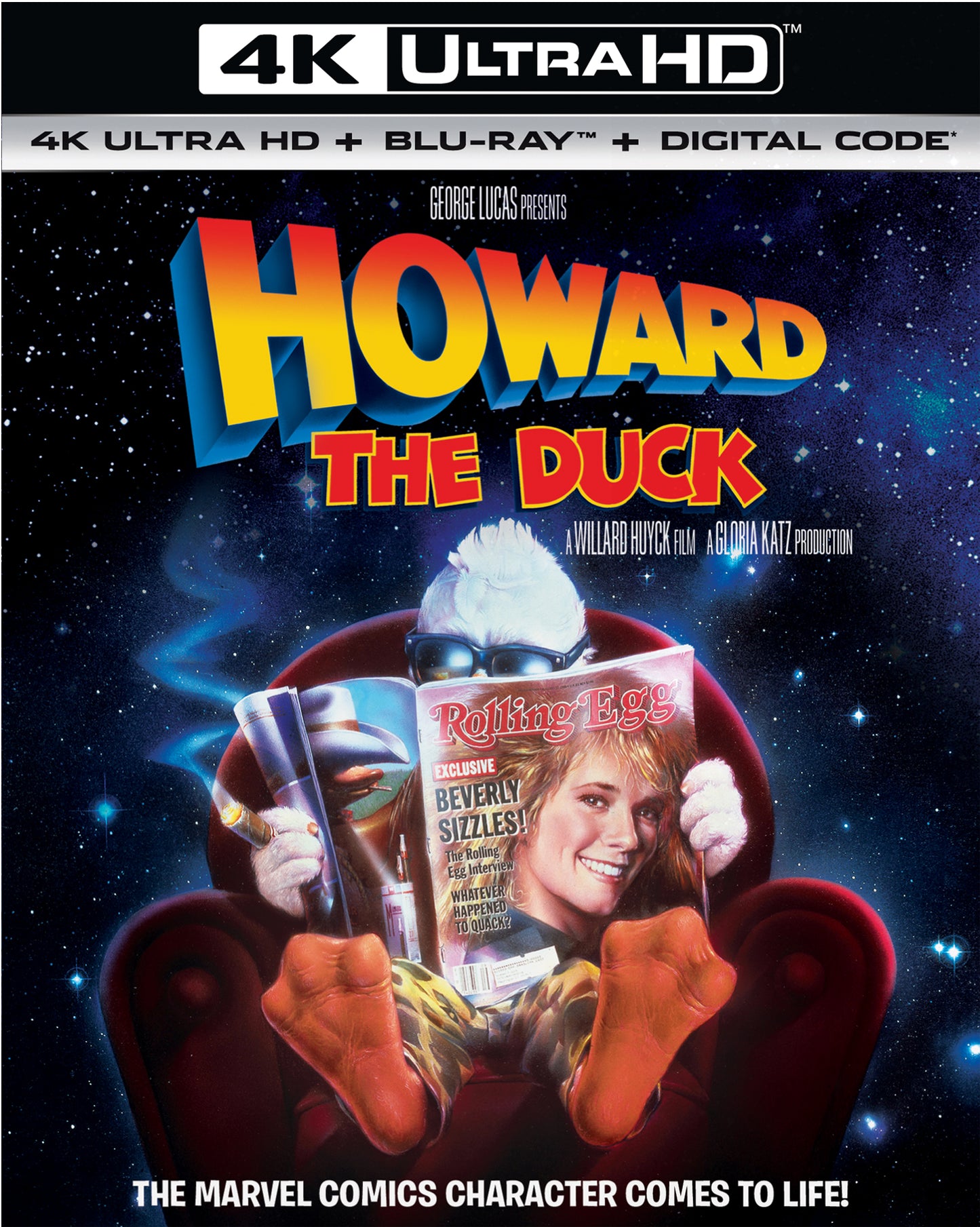 Howard the Duck [Includes Digital Copy] [4K Ultra HD Blu-ray/Blu-ray] cover art