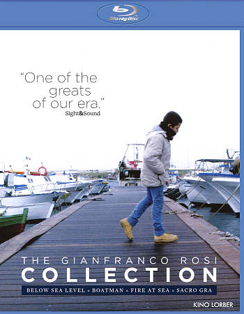 Gianfranco Rosi Boxed Set: Fire at Sea/Sacro GRA/Below Sea Level/Boatman cover art