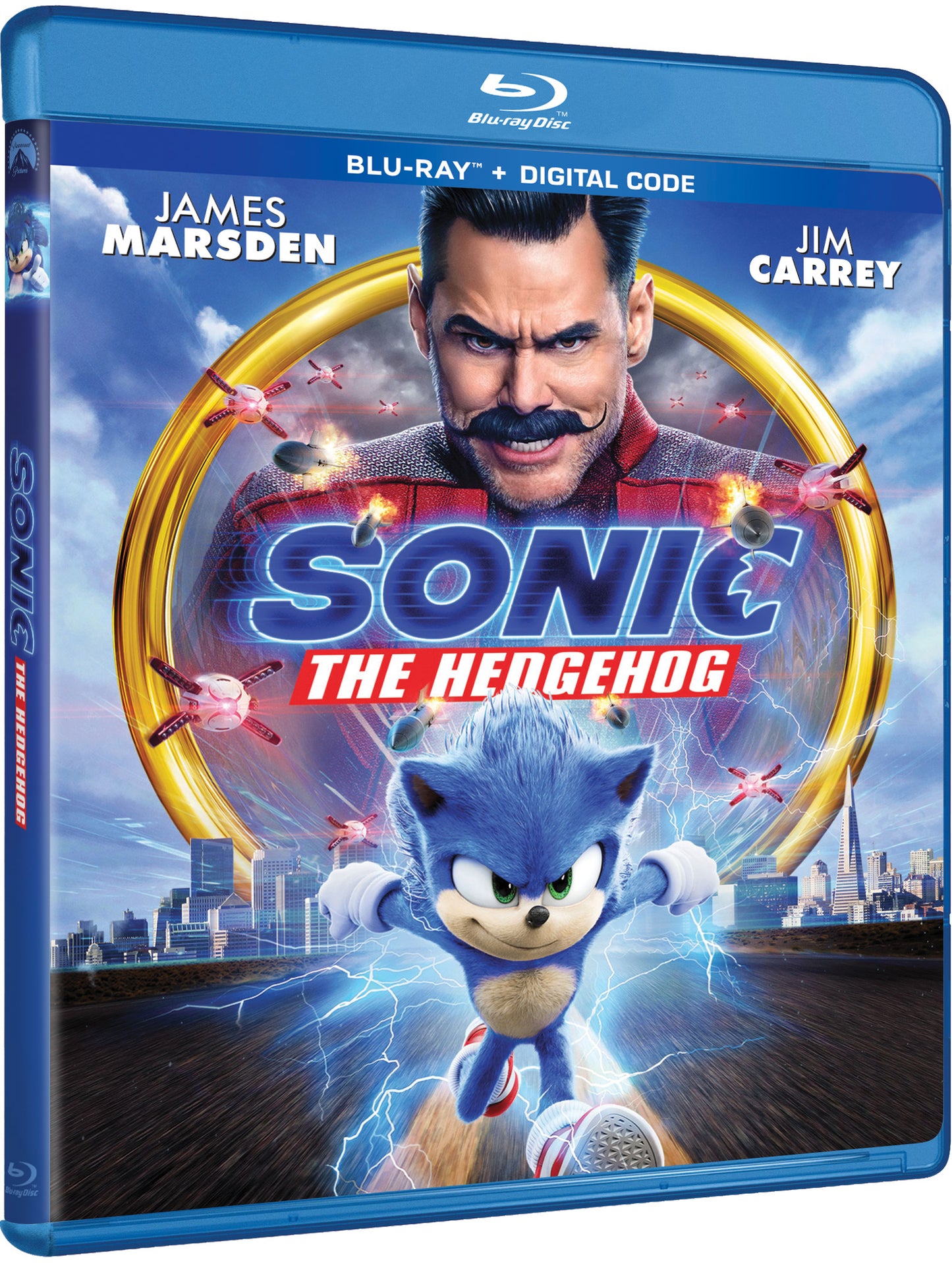Sonic the Hedgehog [Includes Digital Copy] [Blu-ray] cover art