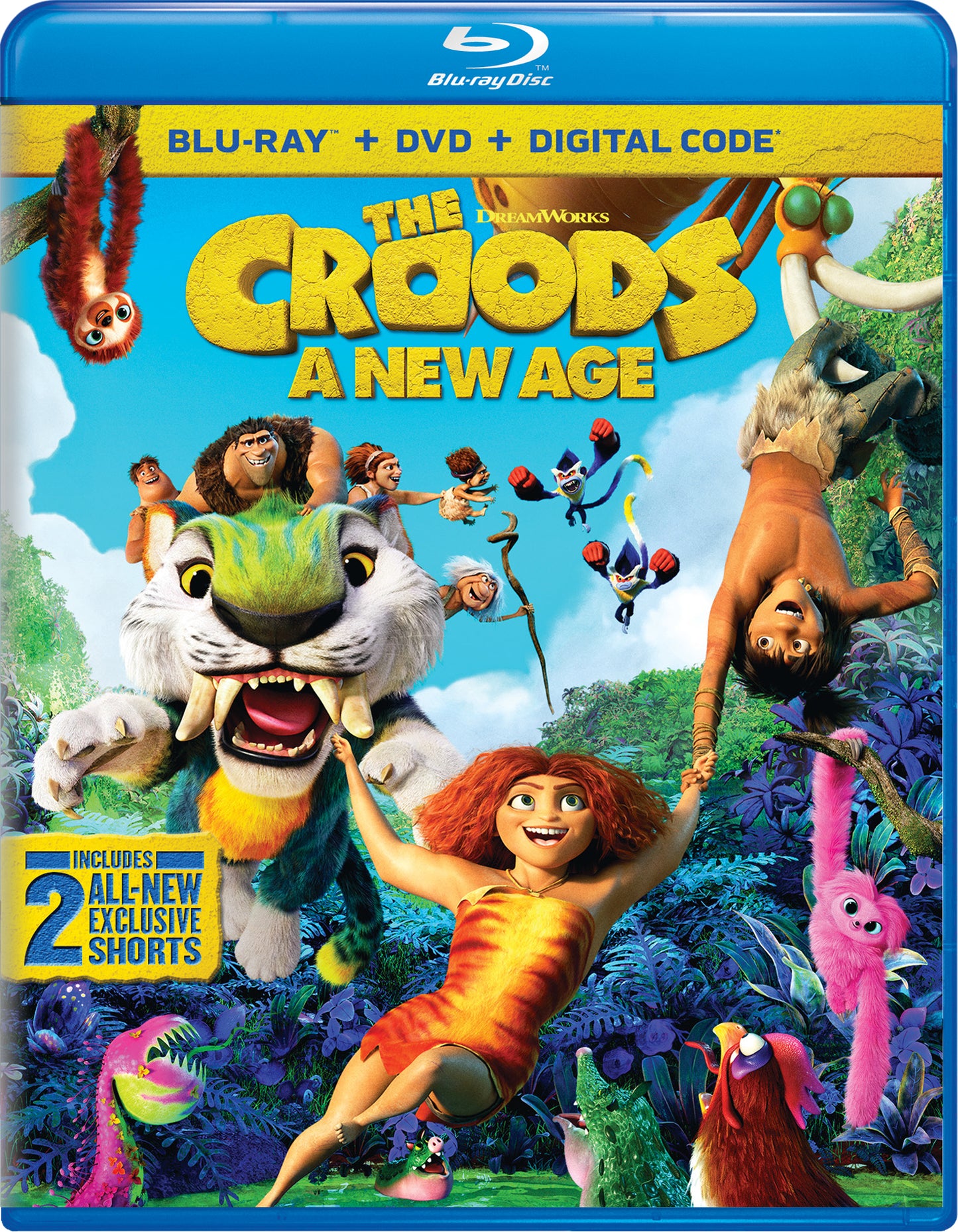 Croods: A New Age [Includes Digital Copy] [Blu-ray/DVD] cover art
