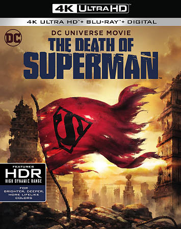 Death of Superman [4K Ultra HD Blu-ray/Blu-ray] cover art