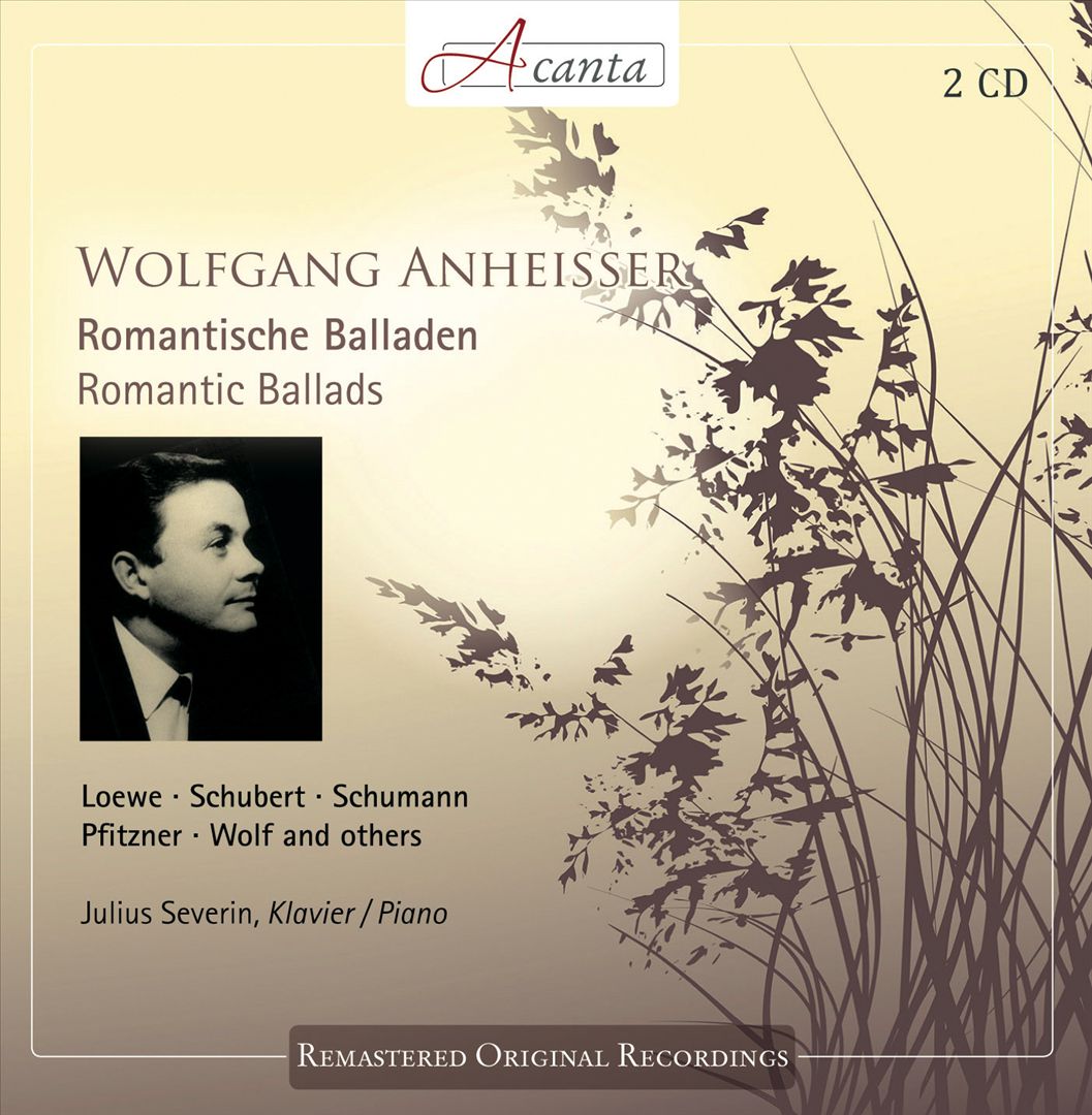 Romantic Ballads: Loewe, Schubert, Schumann, Jensen, Etc. cover art