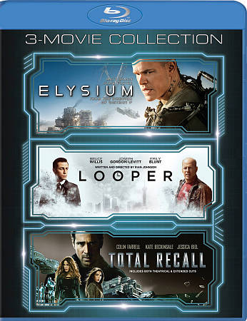 Elysium/Looper/Total Recall cover art