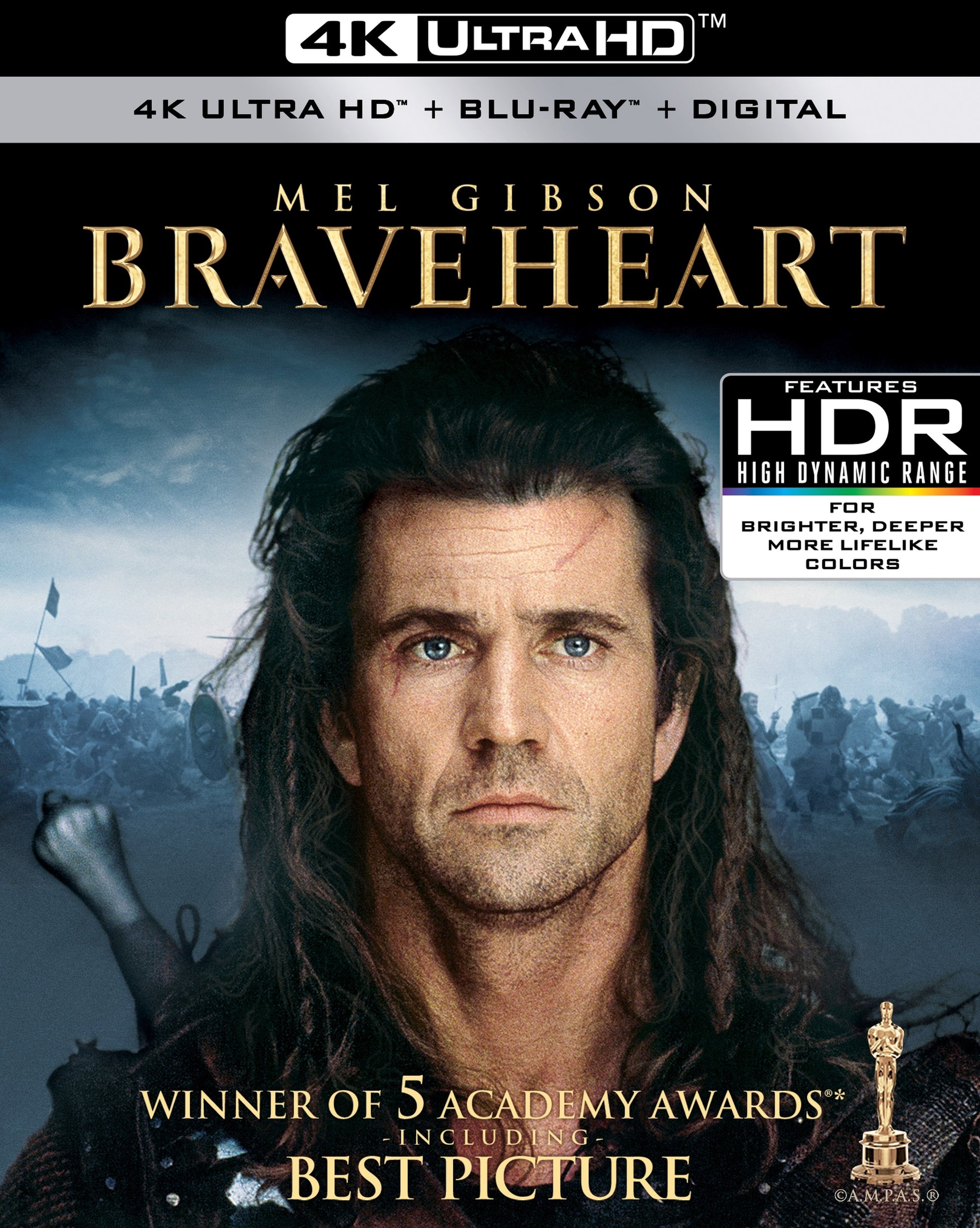 Braveheart [4K Ultra HD Blu-ray/Blu-ray] cover art