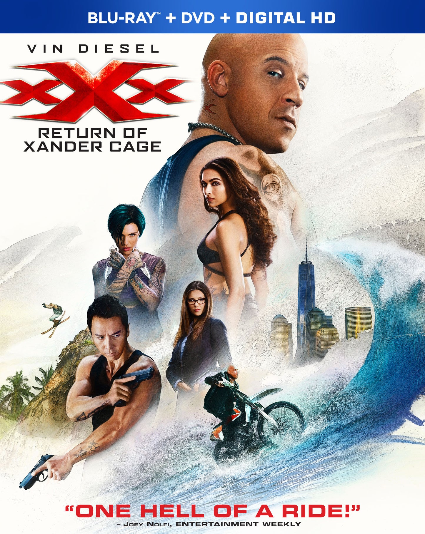 xXx: Return of Xander Cage [Includes Digital Copy] [Blu-ray/DVD] cover art