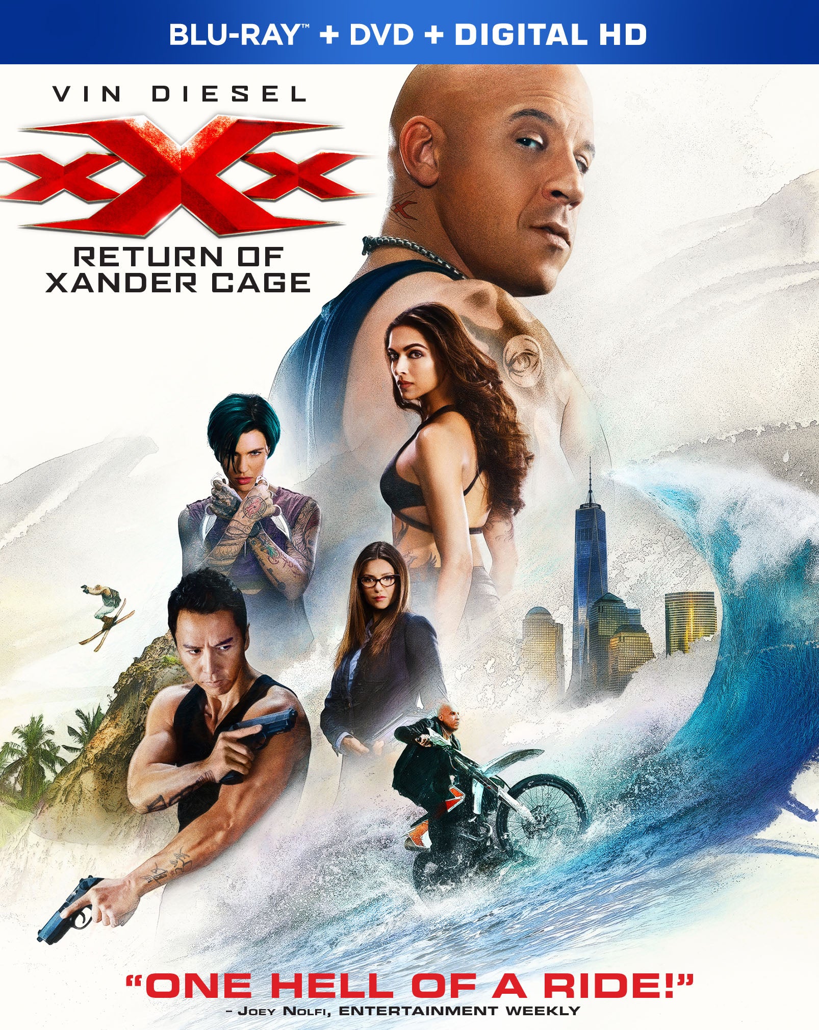 xXx: Return of Xander Cage [Includes Digital Copy] [Blu-ray/DVD] cover art