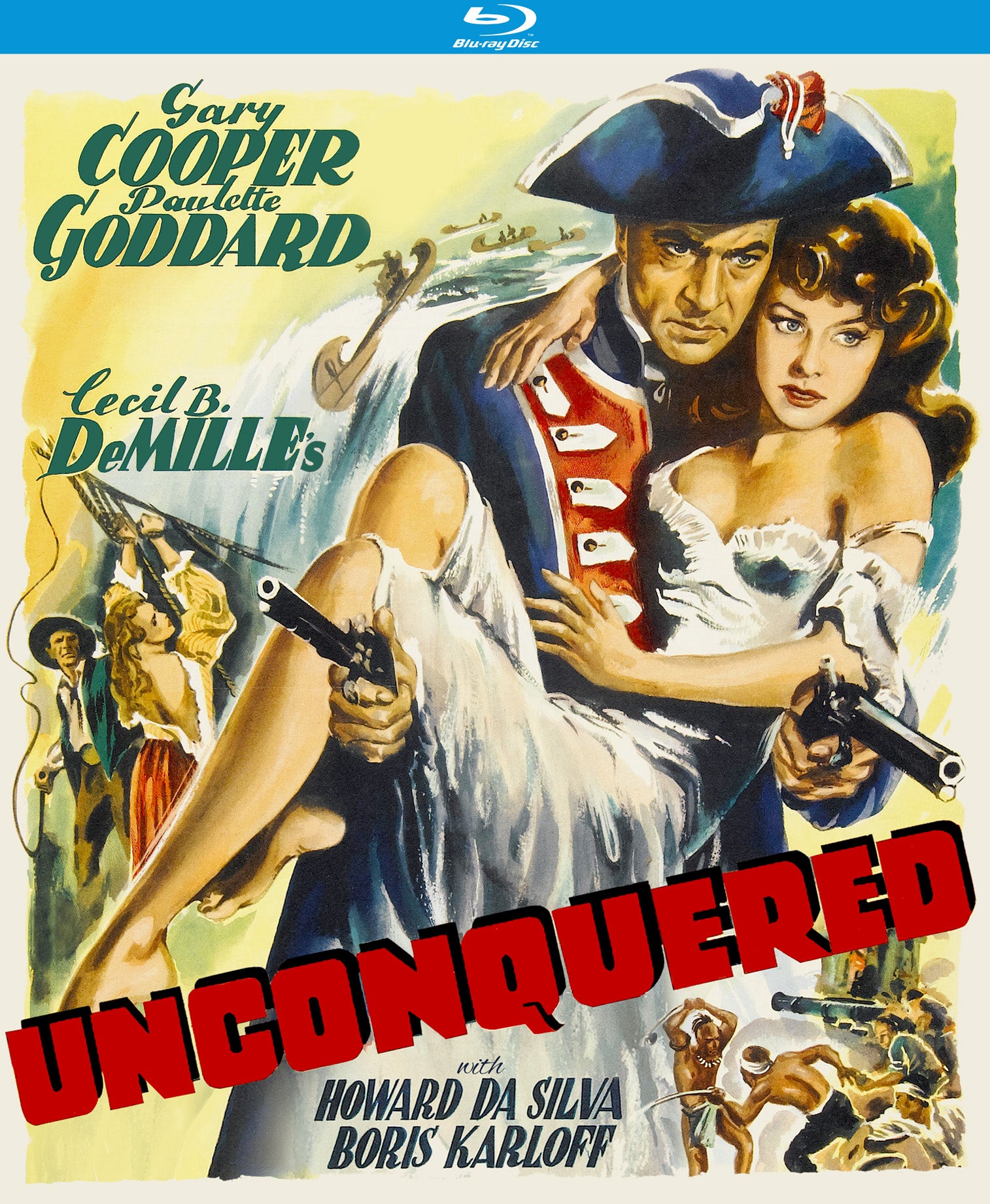 Unconquered [Blu-ray] cover art