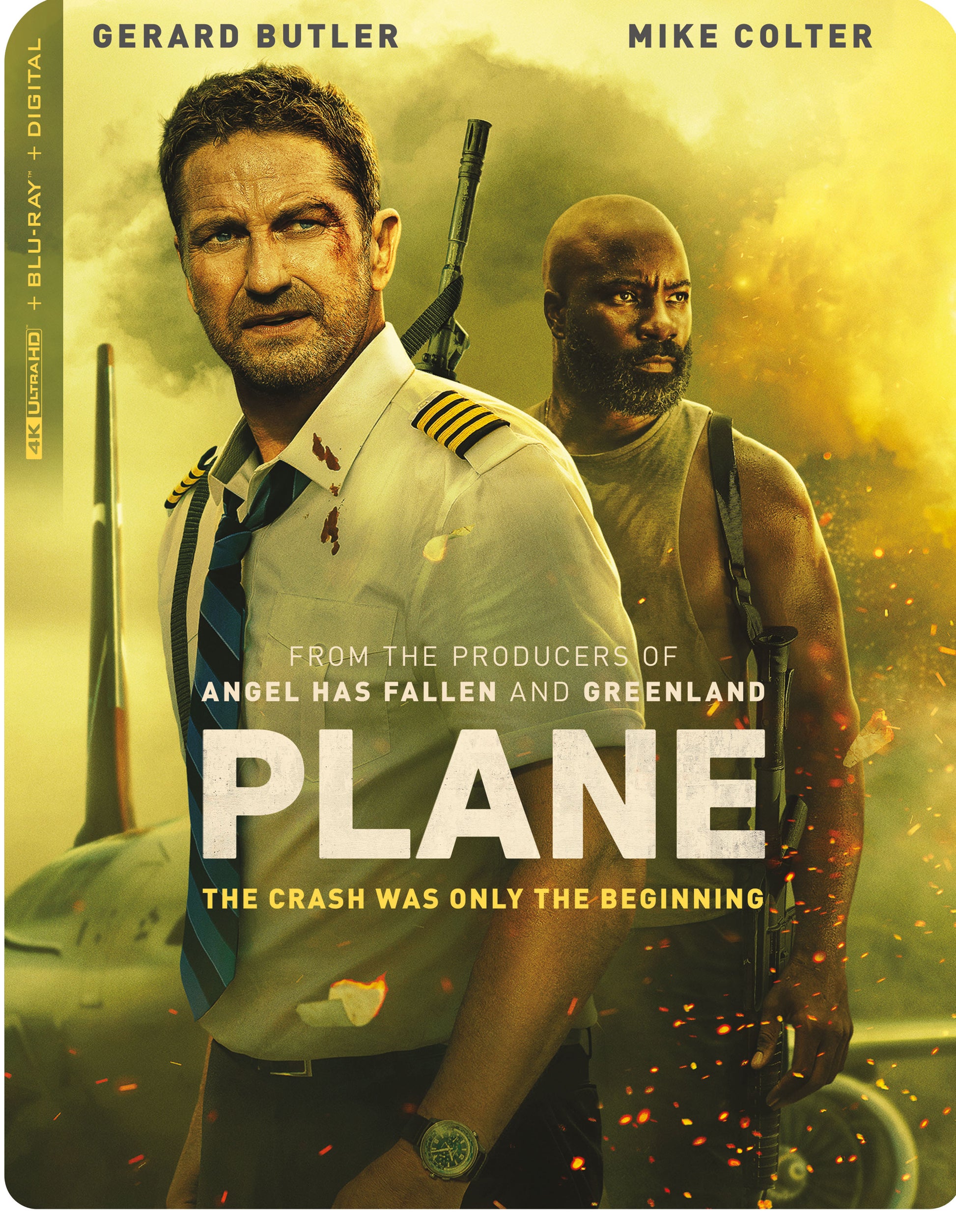 Plane [Includes Digital Copy] [4K Ultra HD Blu-ray/Blu-ray] cover art