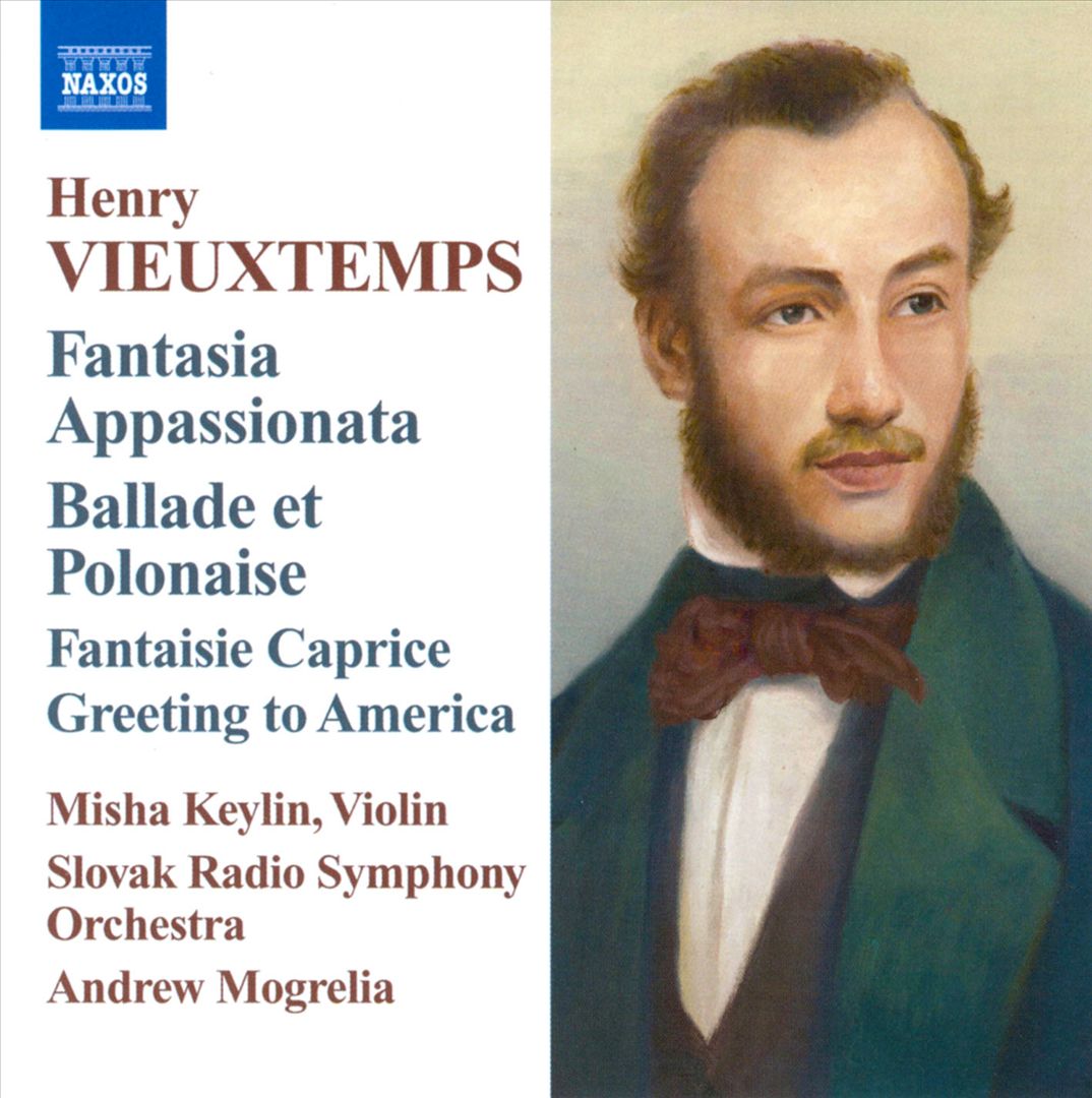 Vieuxtemps: Music for Violin & Orchestra cover art
