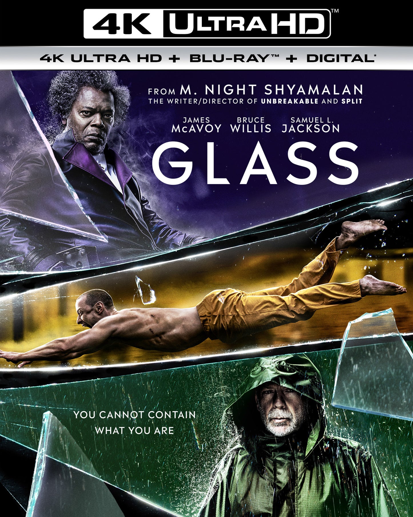 Glass [Includes Digital Copy] [4K Ultra HD Blu-ray/Blu-ray] cover art
