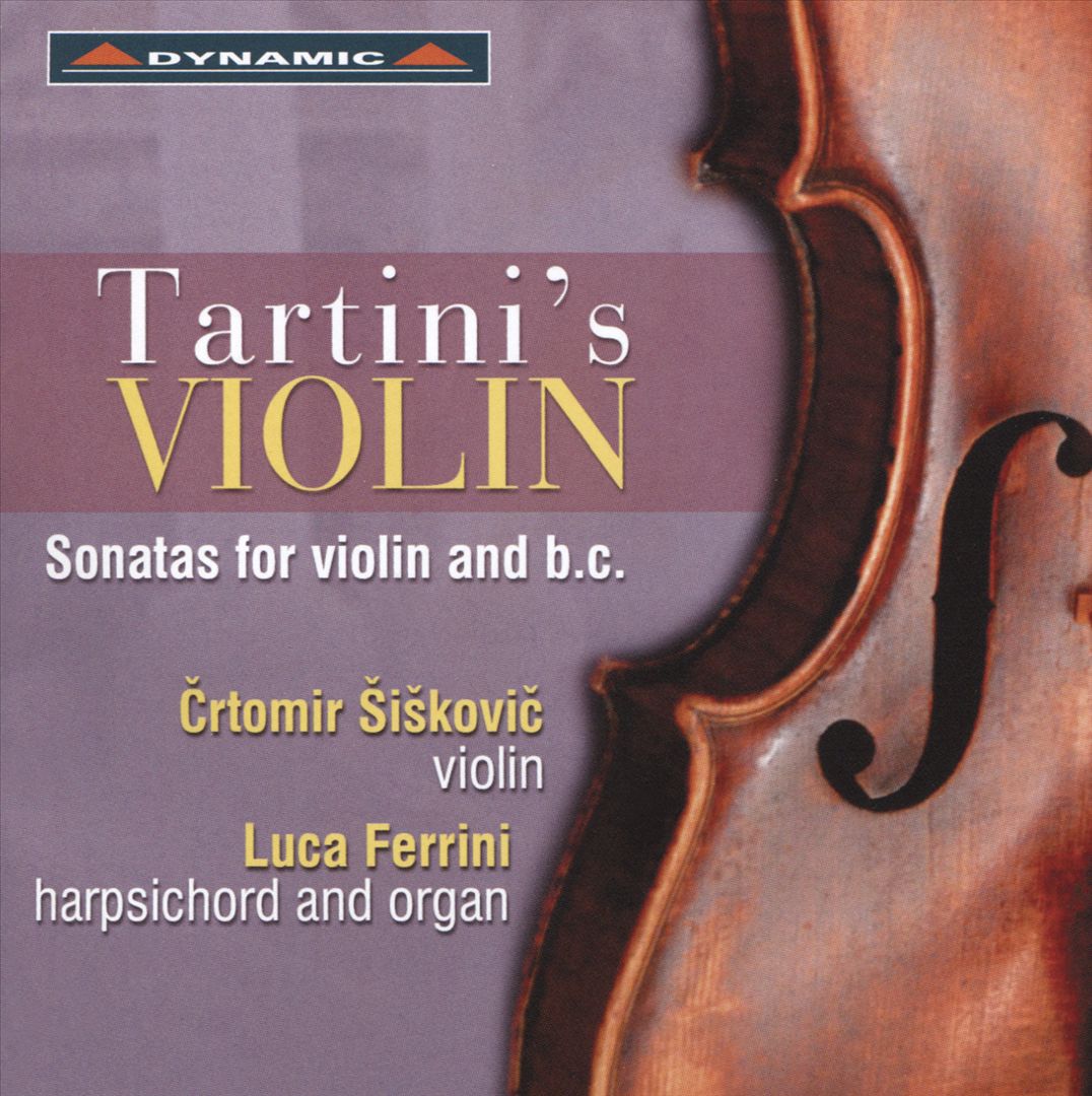 Tartini's Violin: Sonatas for Violin and b.c. cover art