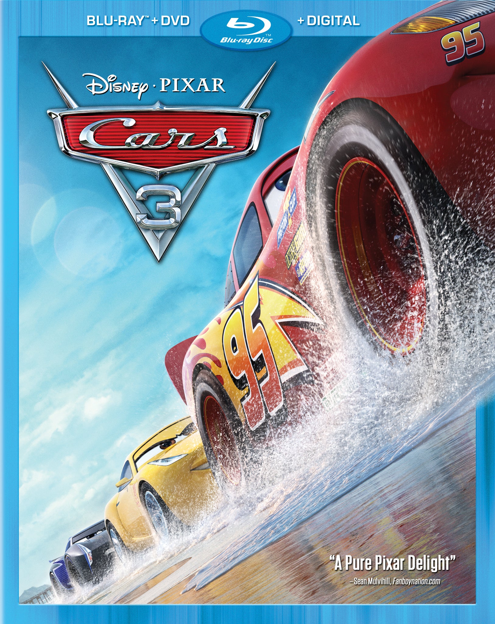 Cars 3 [Includes Digital Copy] [Blu-ray/DVD] cover art