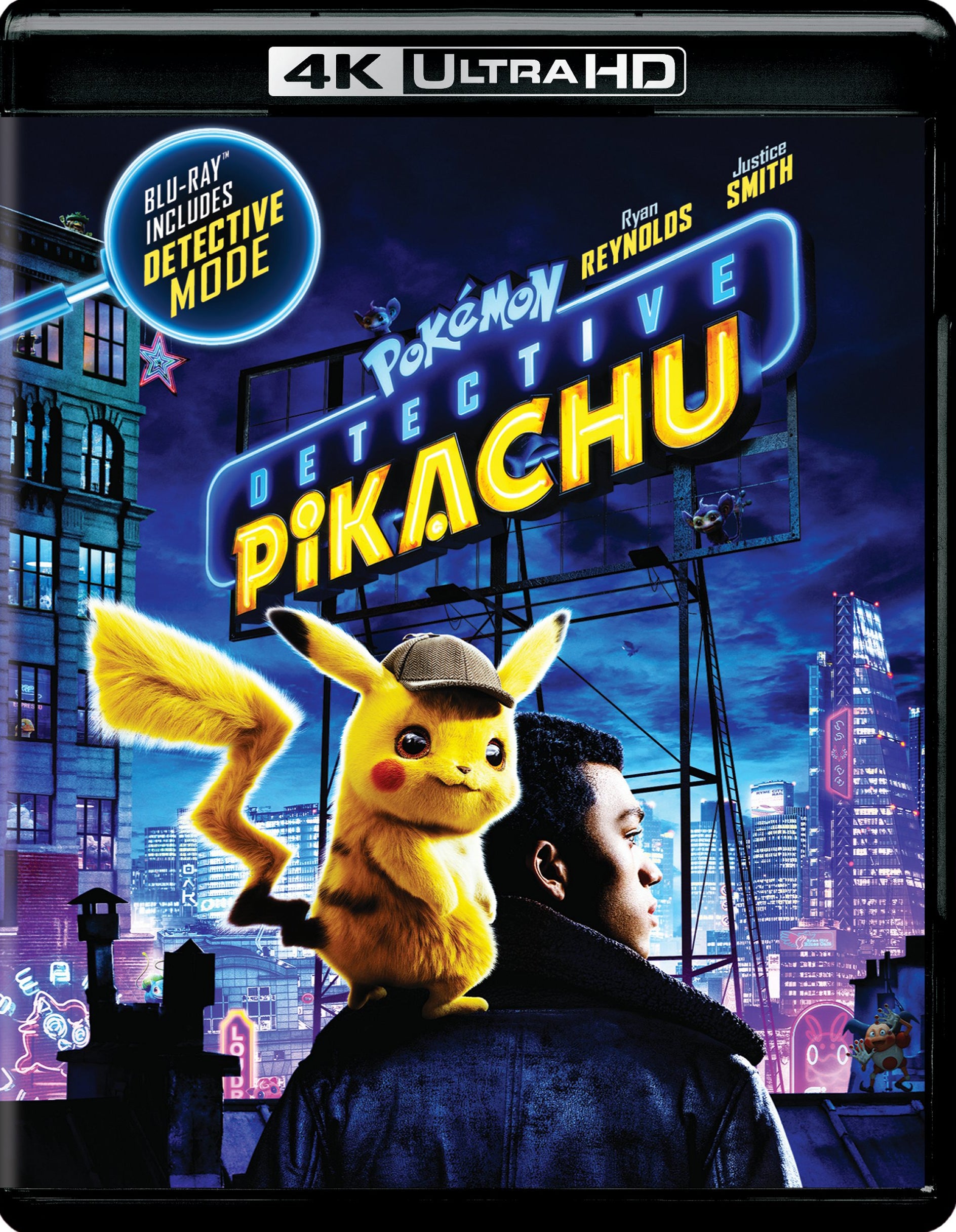 Pokémon Detective Pikachu [4K Ultra HD Blu-ray/Blu-ray] cover art