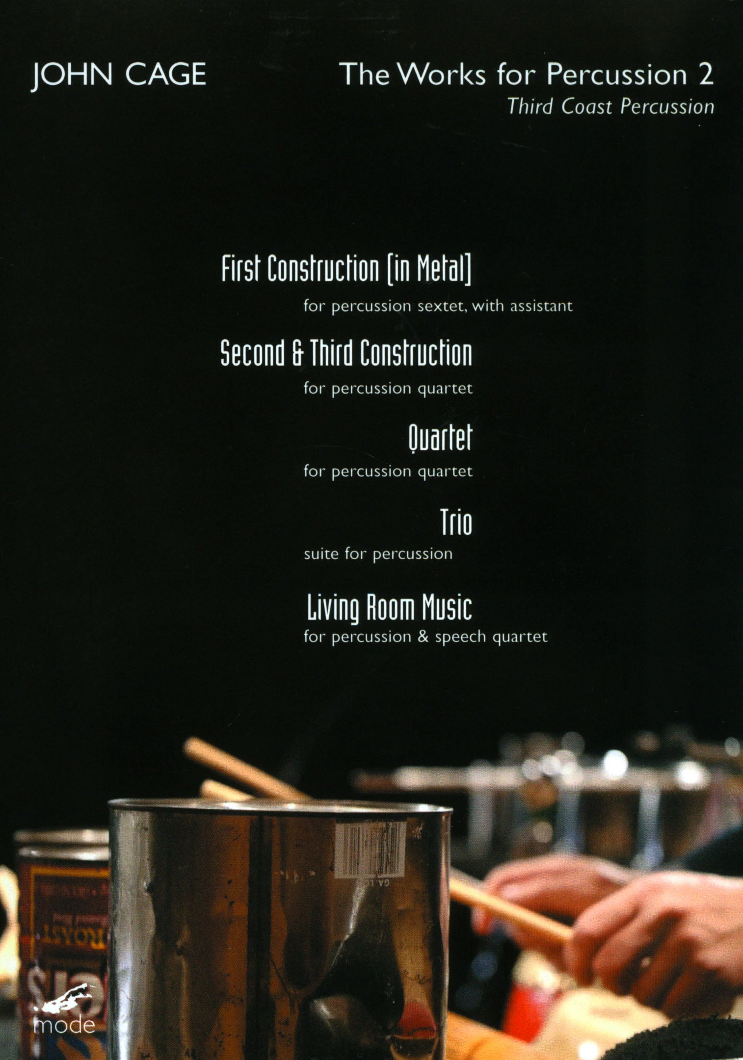 Cage: The Works for Percussion, Vol. 2 [Video] cover art