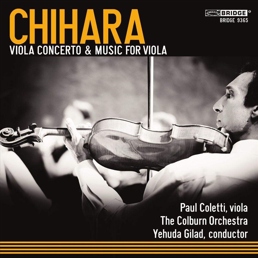 Paul Chihara: Viola Concerto & Music for Viola cover art