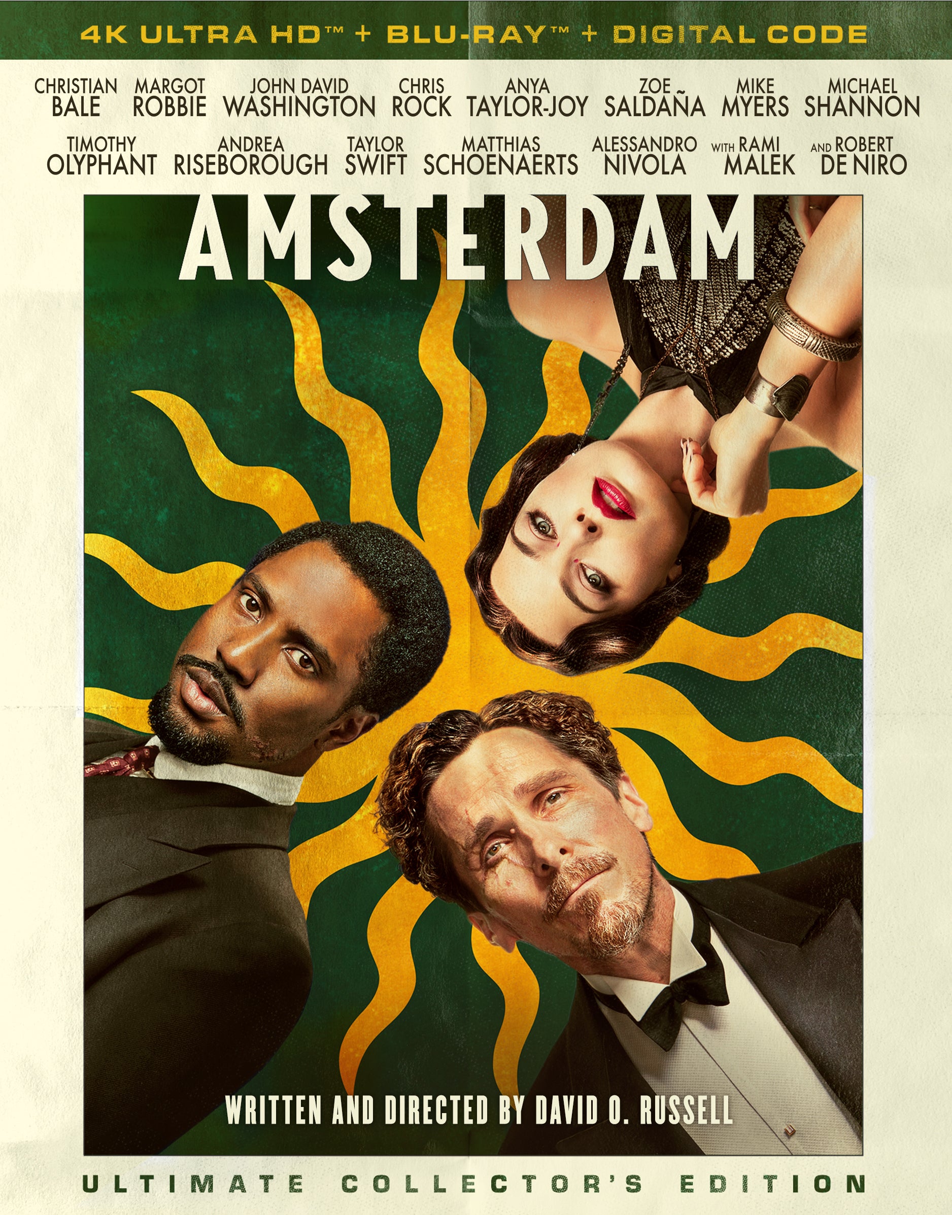 Amsterdam [Includes Digital Copy] [4K Ultra HD Blu-ray/Blu-ray] cover art