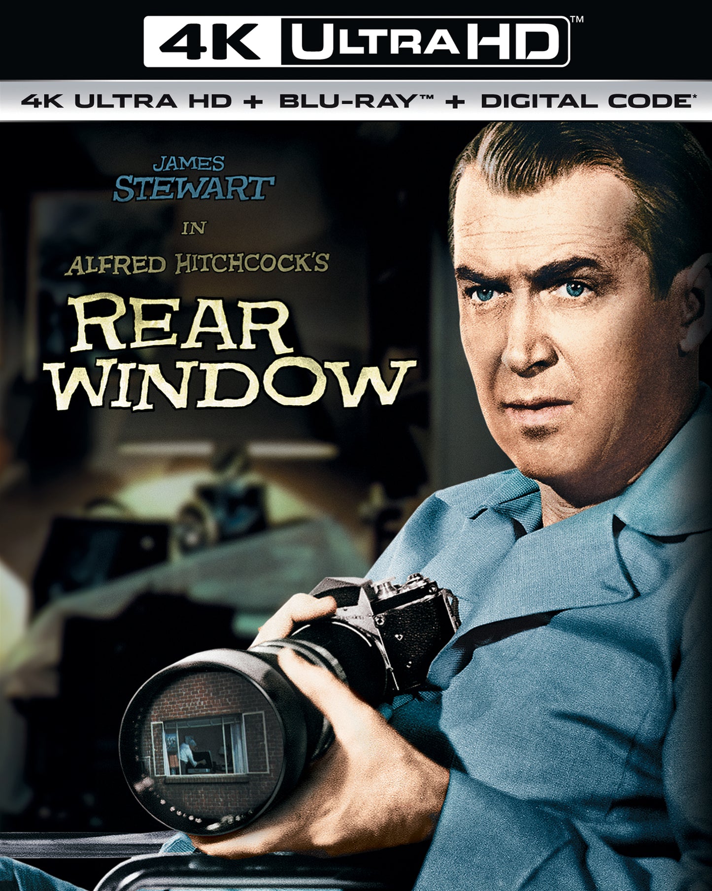 Rear Window [Includes Digital Copy] [4K Ultra HD Blu-ray/Blu-ray] cover art