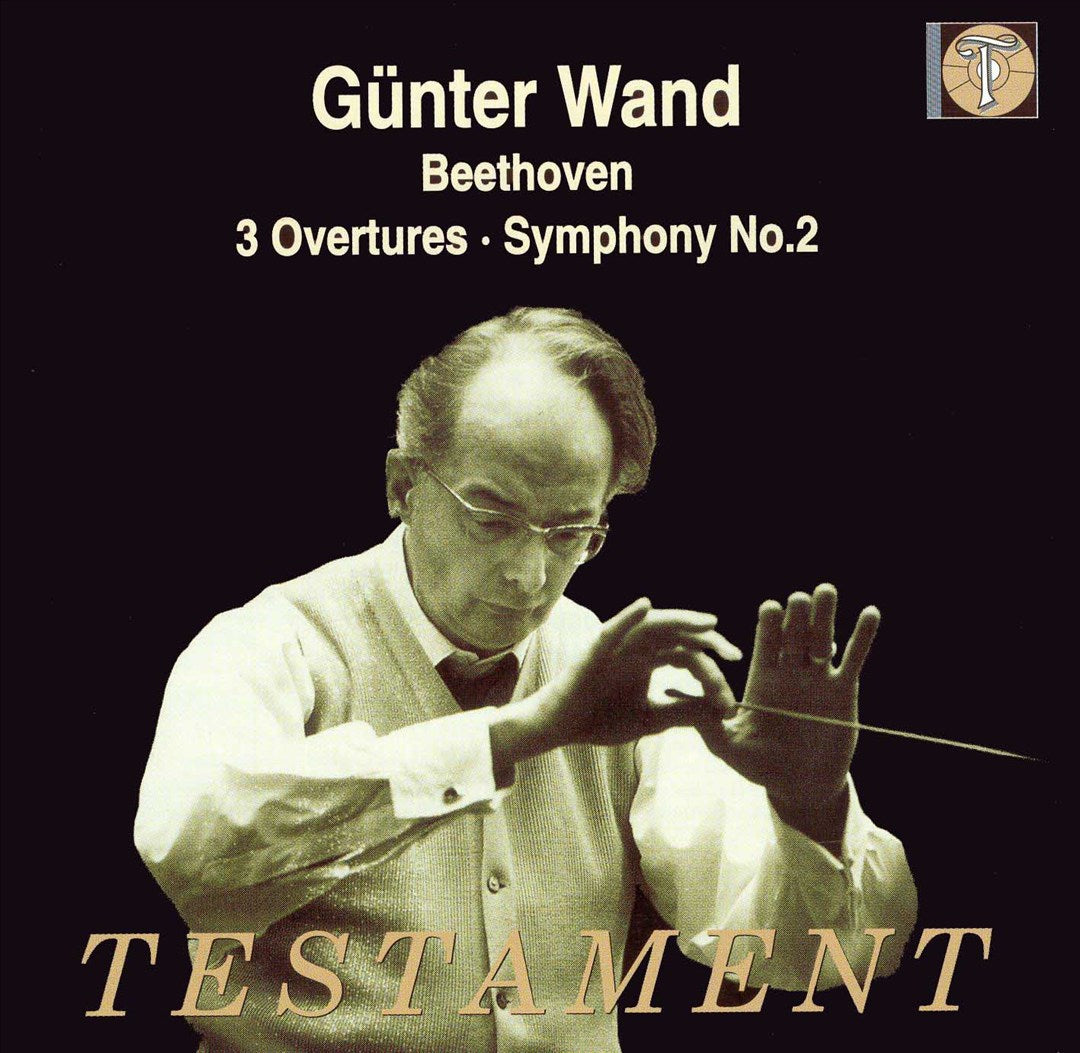 Beethoven: Three Overtures; Symphony No. 2 cover art