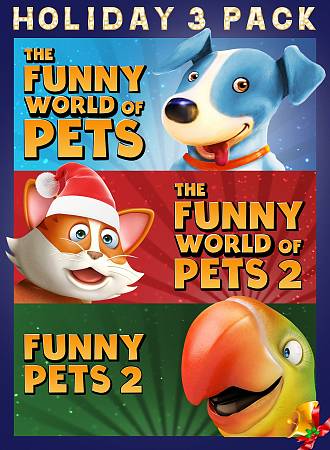 Funny Pets: Holiday 3-Pack cover art