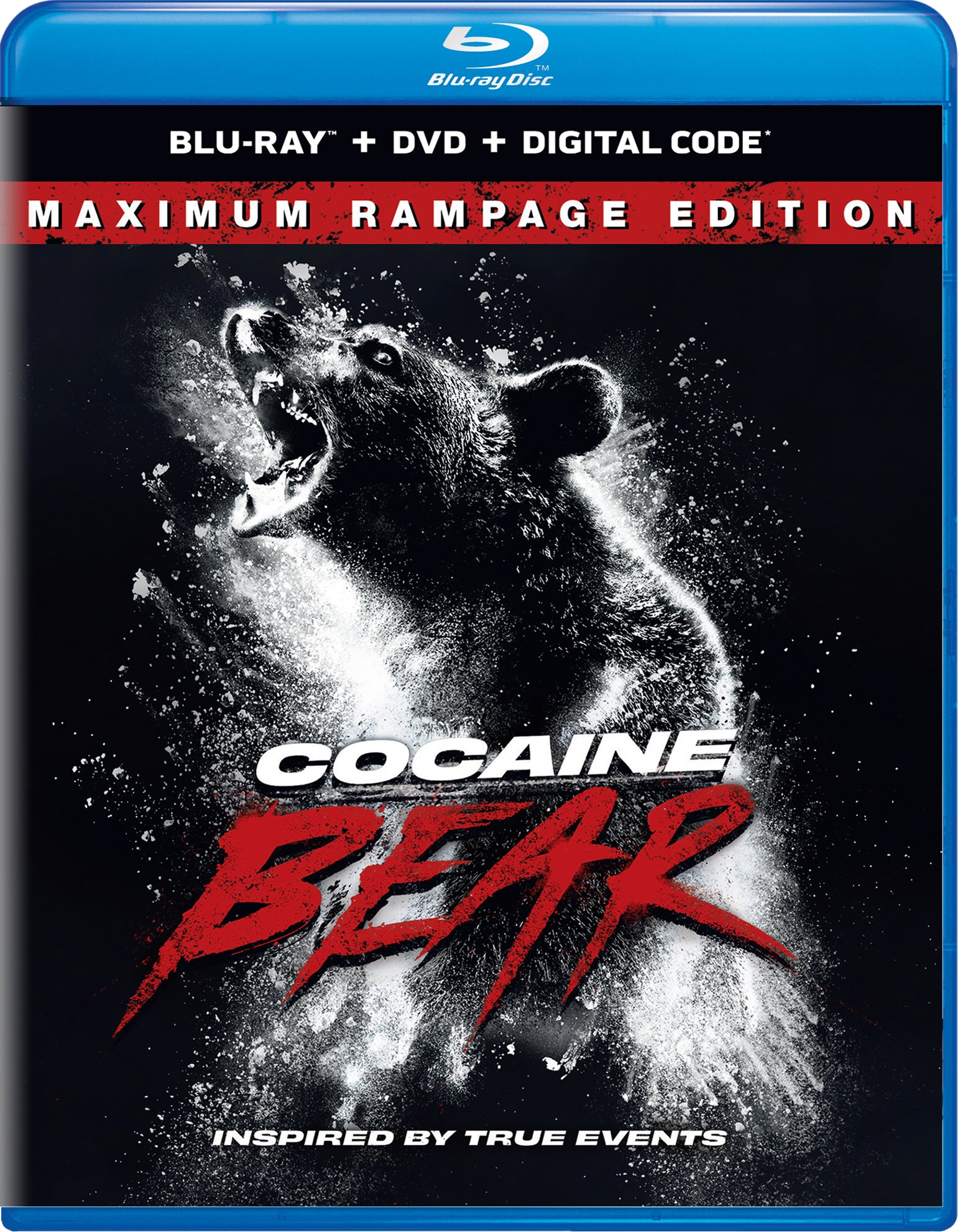 Cocaine Bear [Includes Digital Copy] [Blu-ray/DVD] cover art