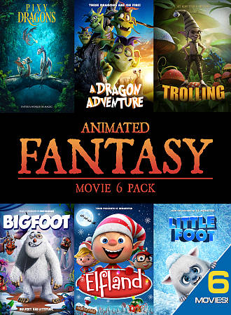 ANIMATED FANTASY MOVIE 6 PACK cover art