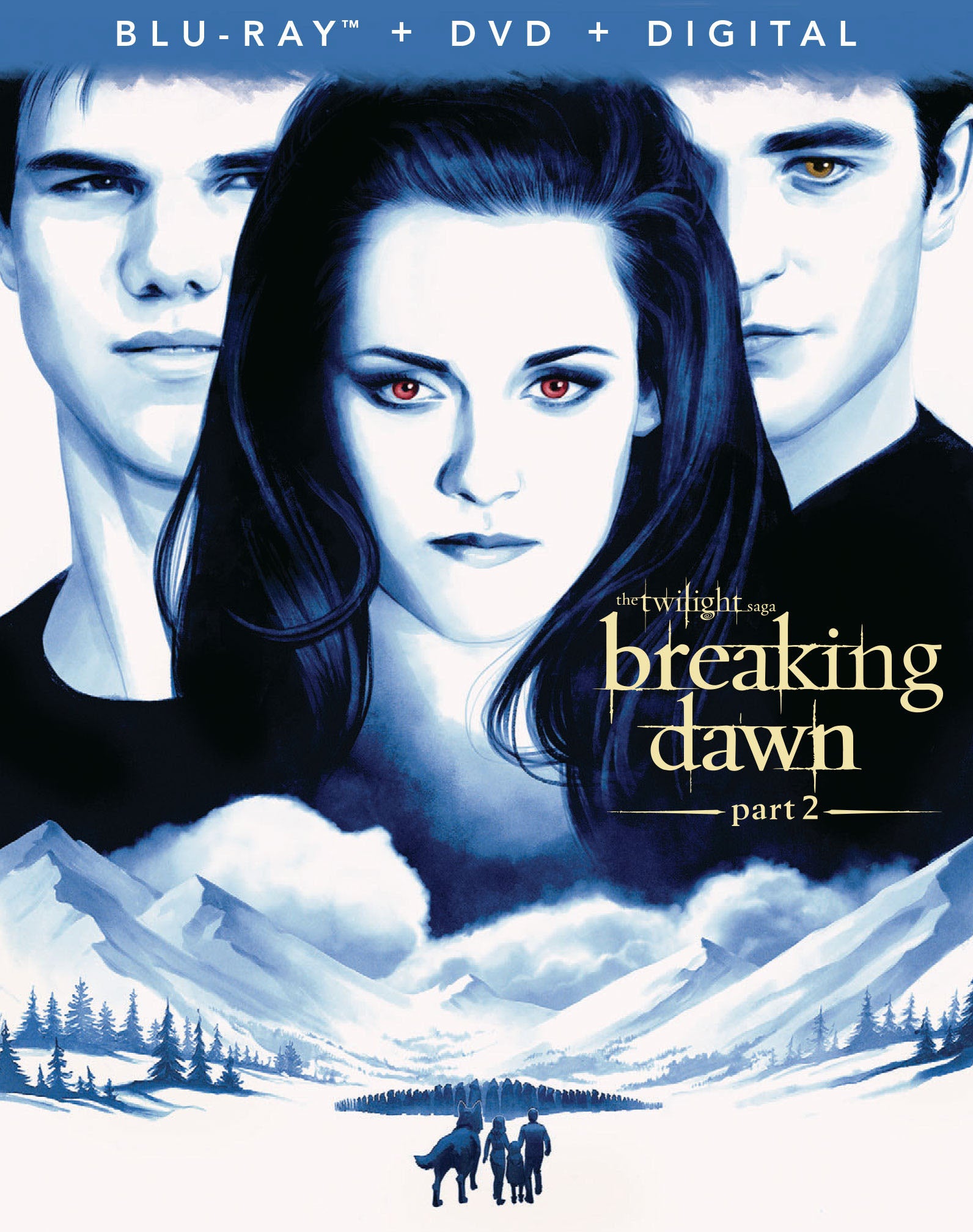 Twilight Saga: Breaking Dawn - Part 2 [Includes Digital Copy] [Blu-ray/DVD] cover art