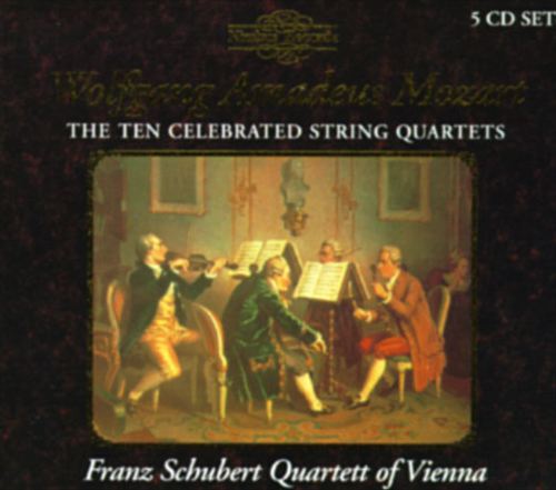 Mozart: The Ten Celebrated String Quartets cover art