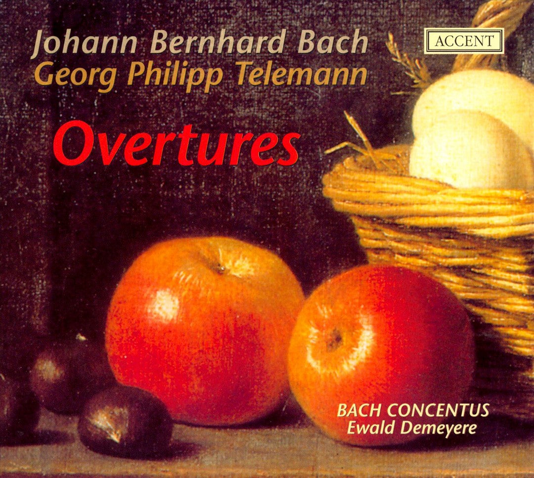 Johann Bernhard Bach: Overtures; Telemann: Overtures cover art