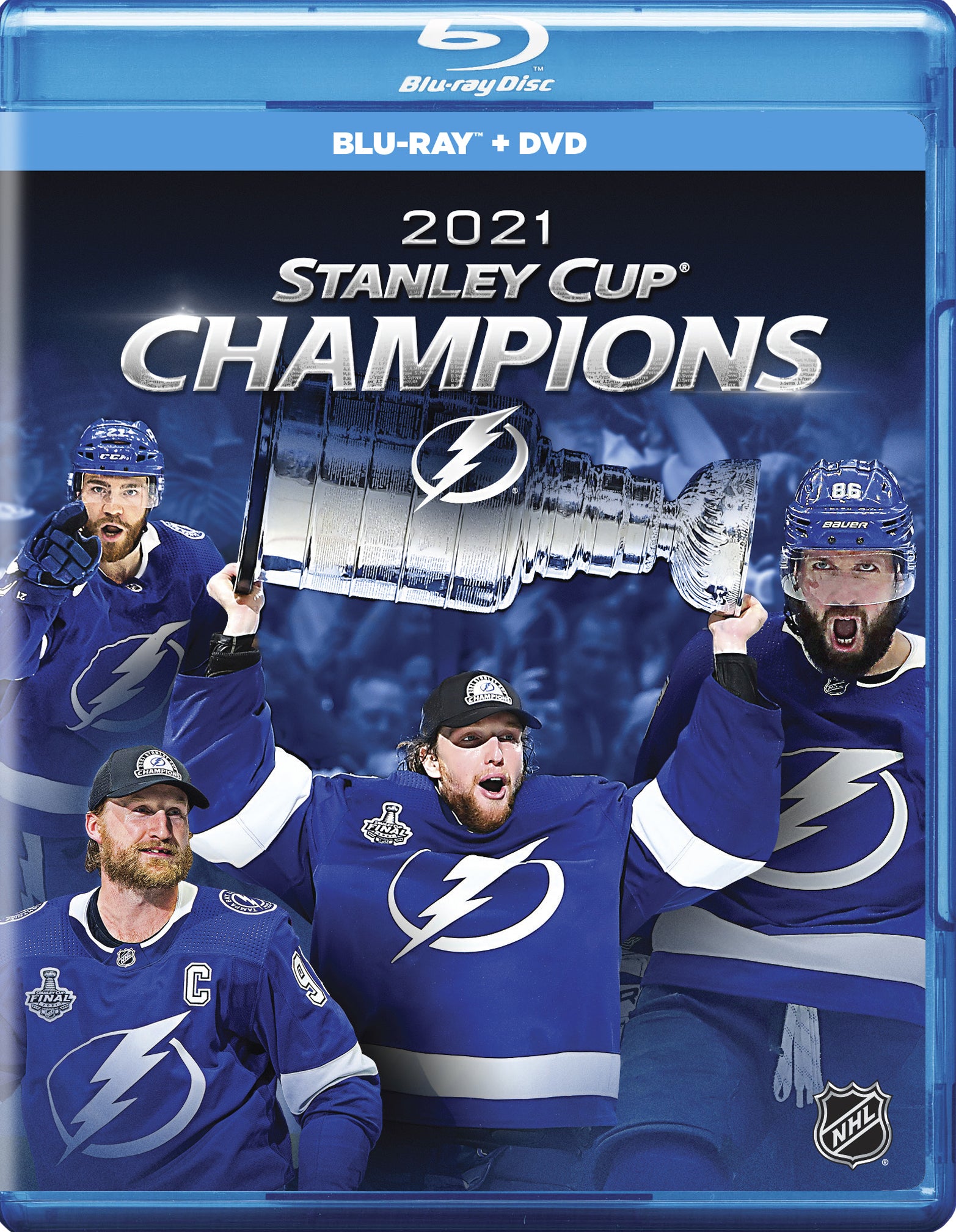 NHL: Stanley Cup 2021 Champions - Tampa Bay Lightning [Blu-ray/DVD] cover art