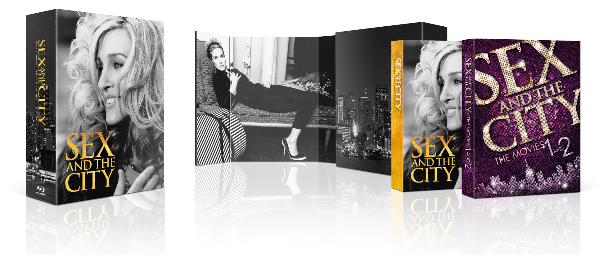 Sex and the City: The Complete Series + 2-Films [Blu-ray] cover art